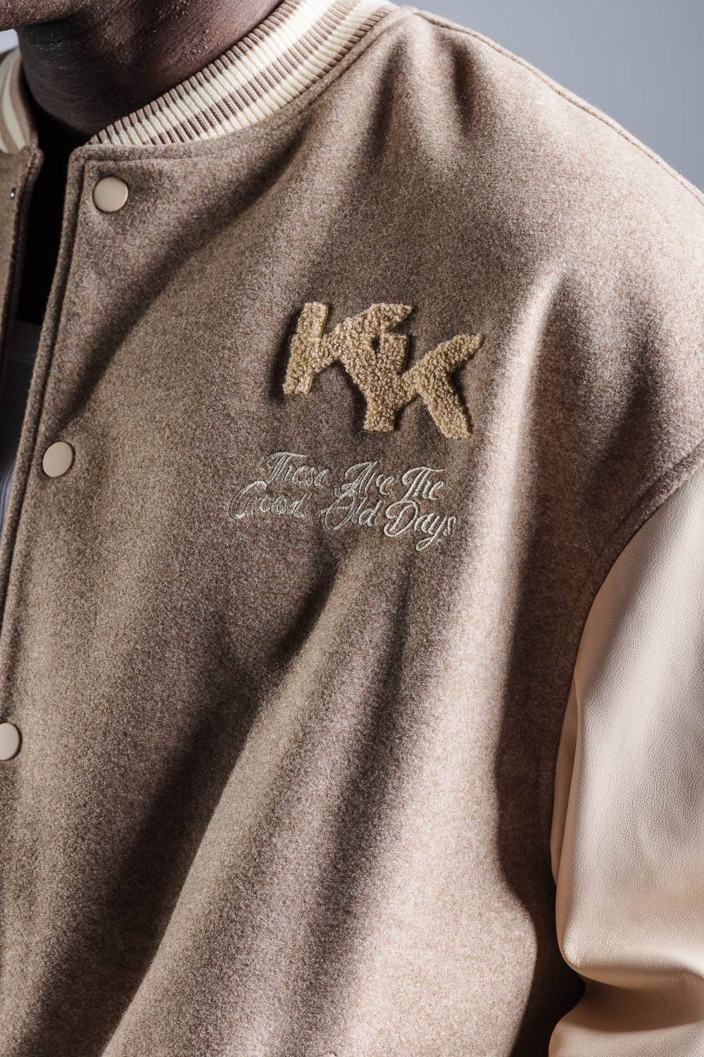 Karo Kauer College Jacket Beige Limitierter Zeitrabatt