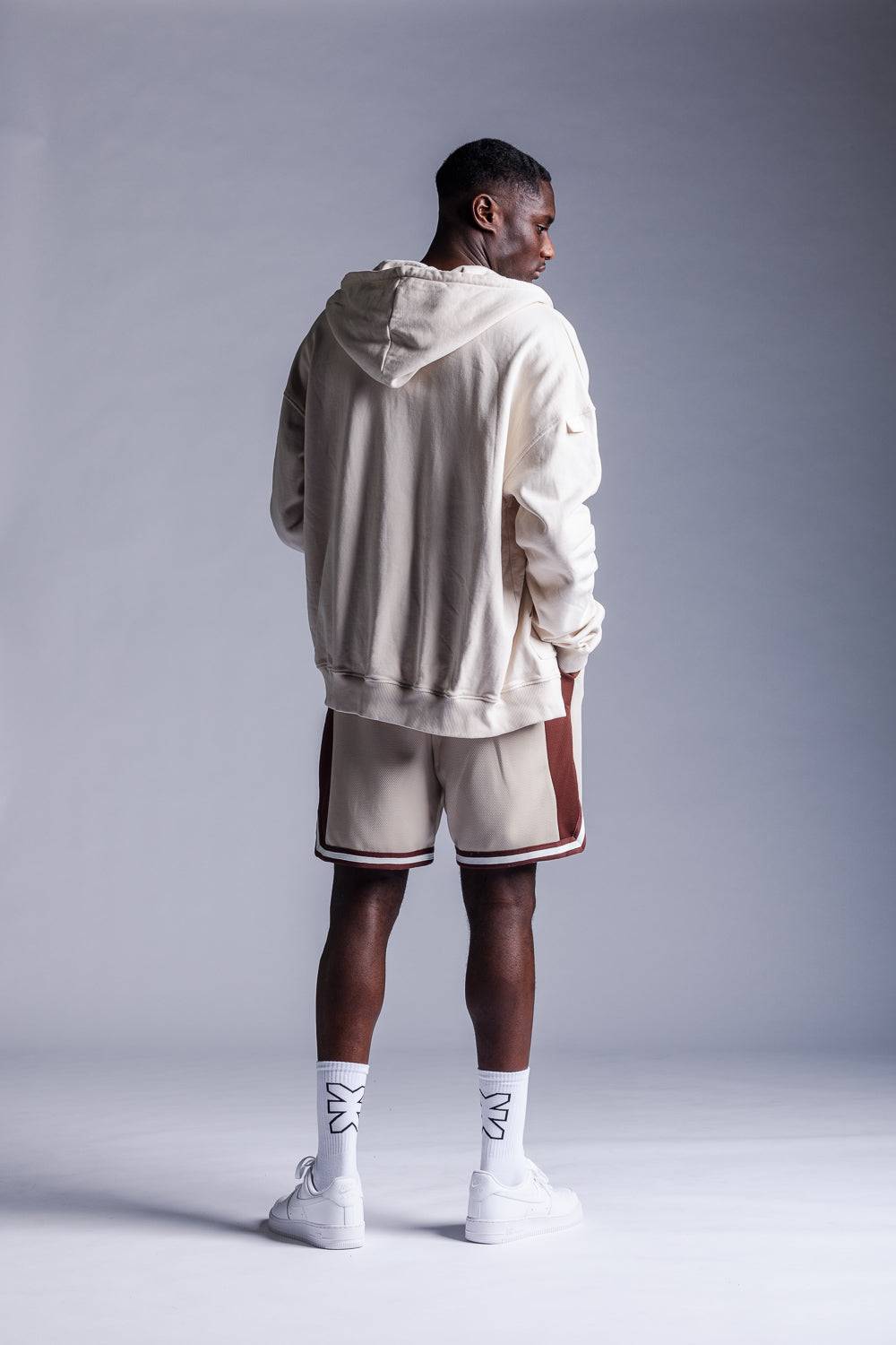Karo Kauer Zipped Hoodie Beige Fabrikpreis