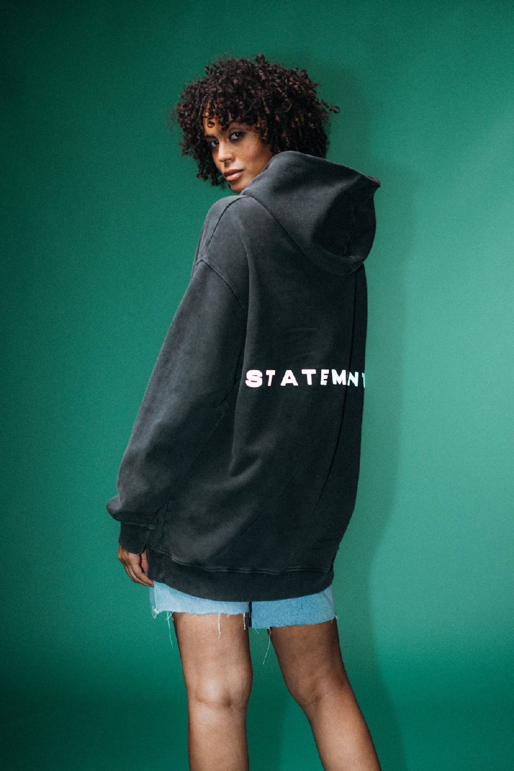 Karo Kauer Statement Hoodie Reflective Cyber Monday