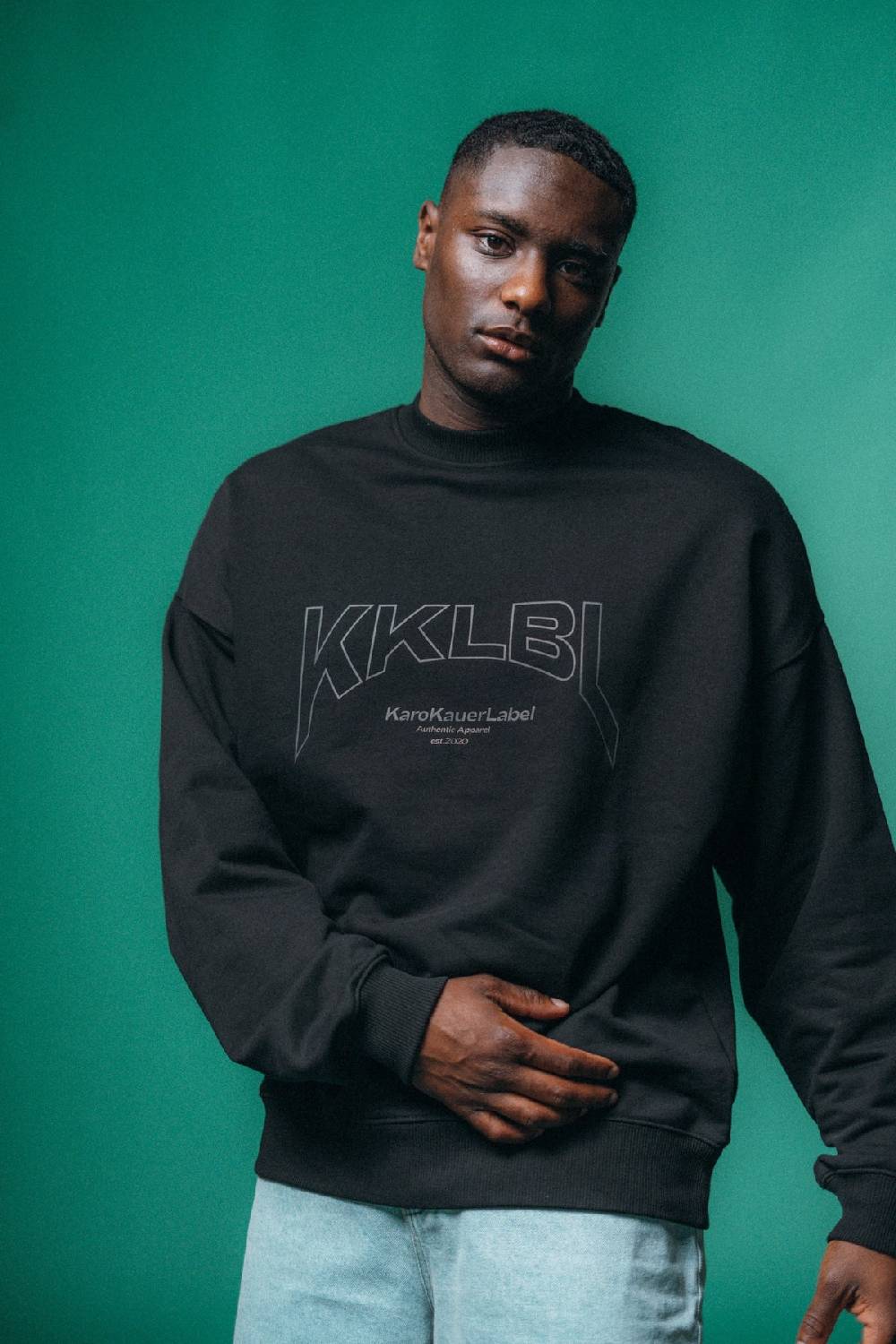 Karo Kauer Sweater Black KKLBL Muttertagsangebot