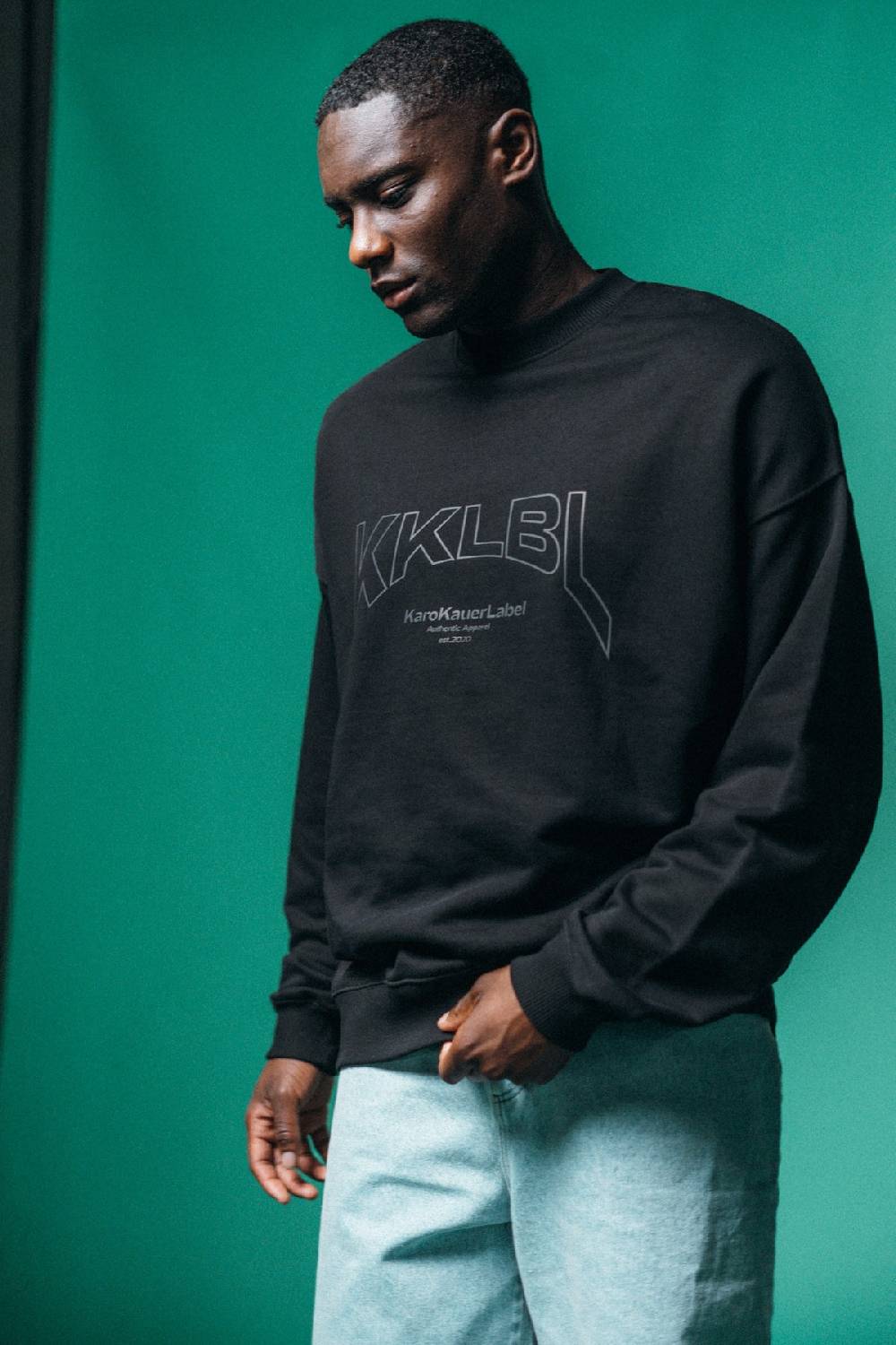 Karo Kauer Sweater Black KKLBL Muttertagsangebot
