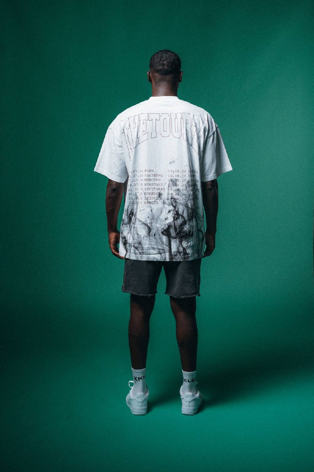 Karo Kauer Tour T-Shirt Smoke White Jubiläumsangebot