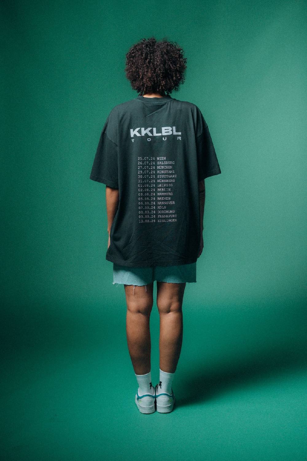 Karo Kauer Tour T-Shirt Smoke Black Lagerräumung