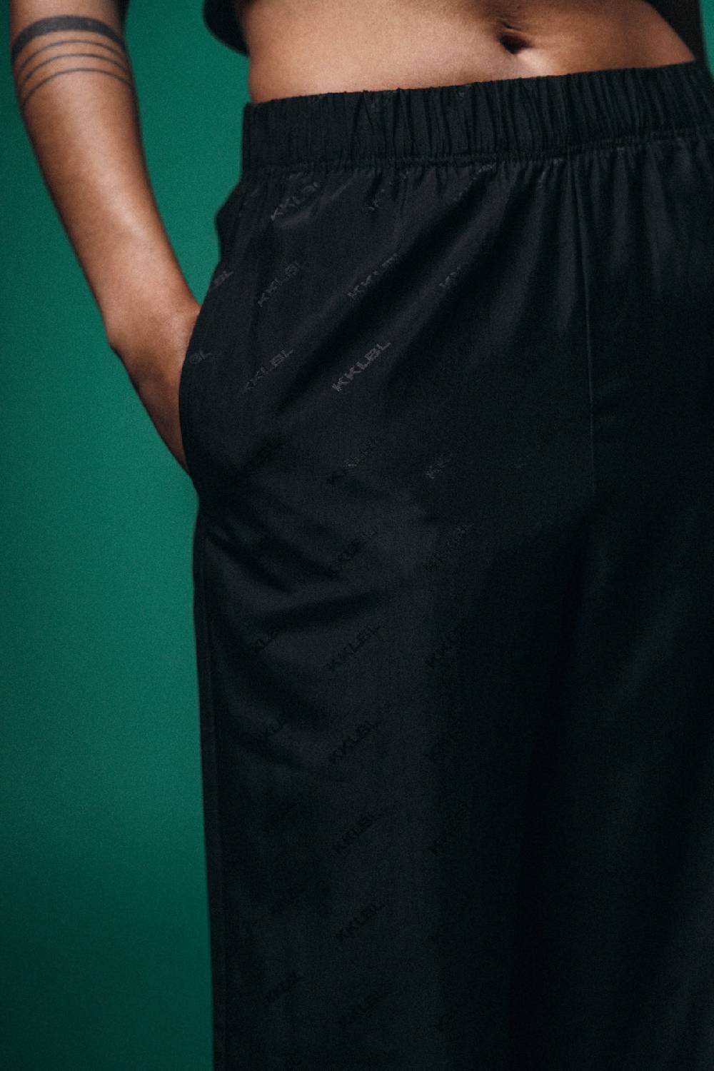 Karo Kauer Woven Pants KKLBL Neueste Mode