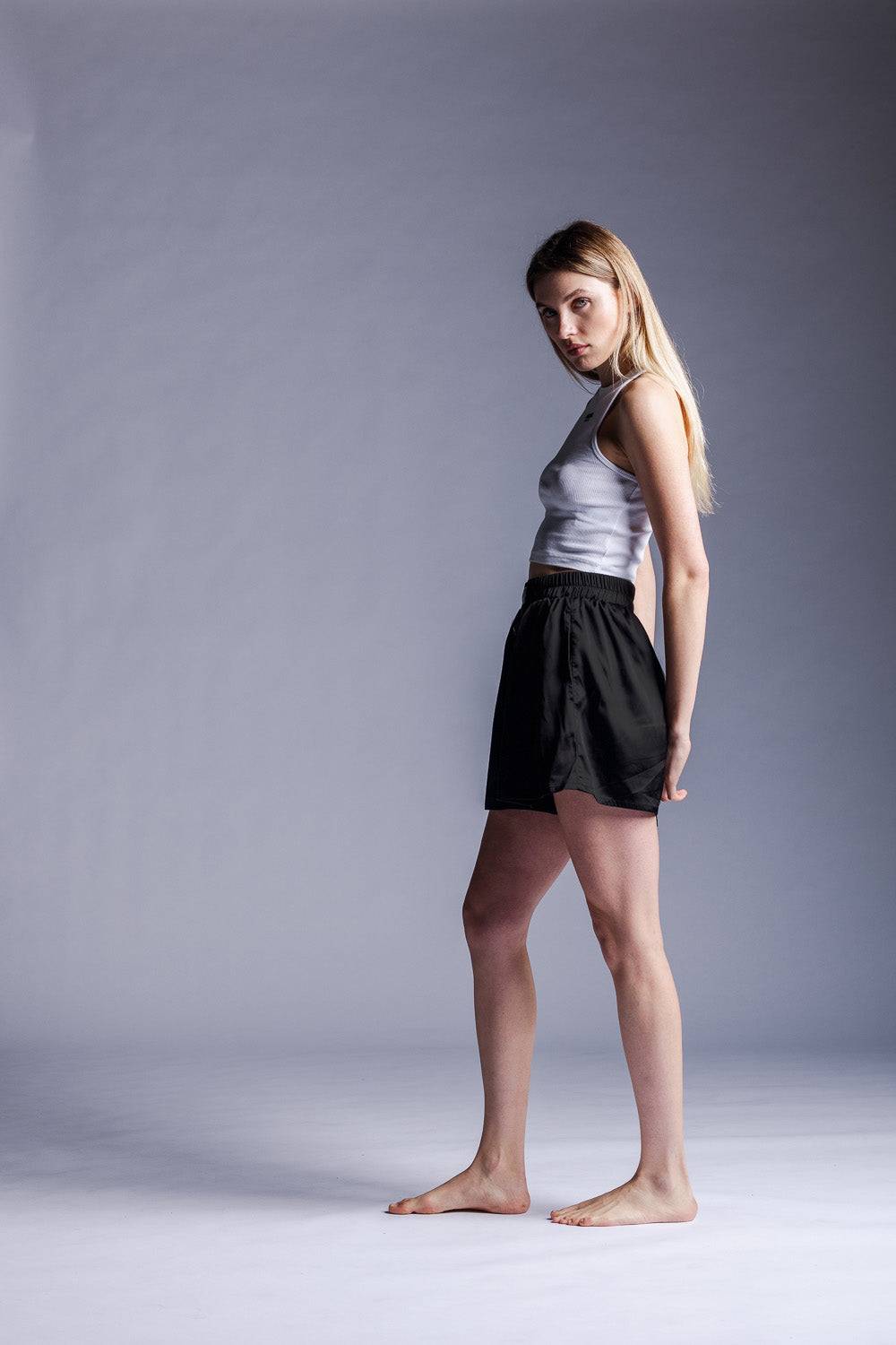 Karo Kauer Woven Shorts Black Neuheiten