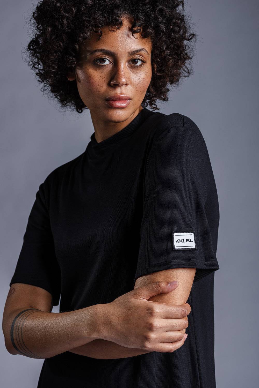 Karo Kauer Jersey Rib Dress Shortsleeve Bestseller