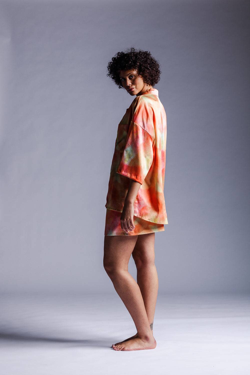Karo Kauer Woven Shirt Aquarelle Kauf eins, bekomm eins gratis