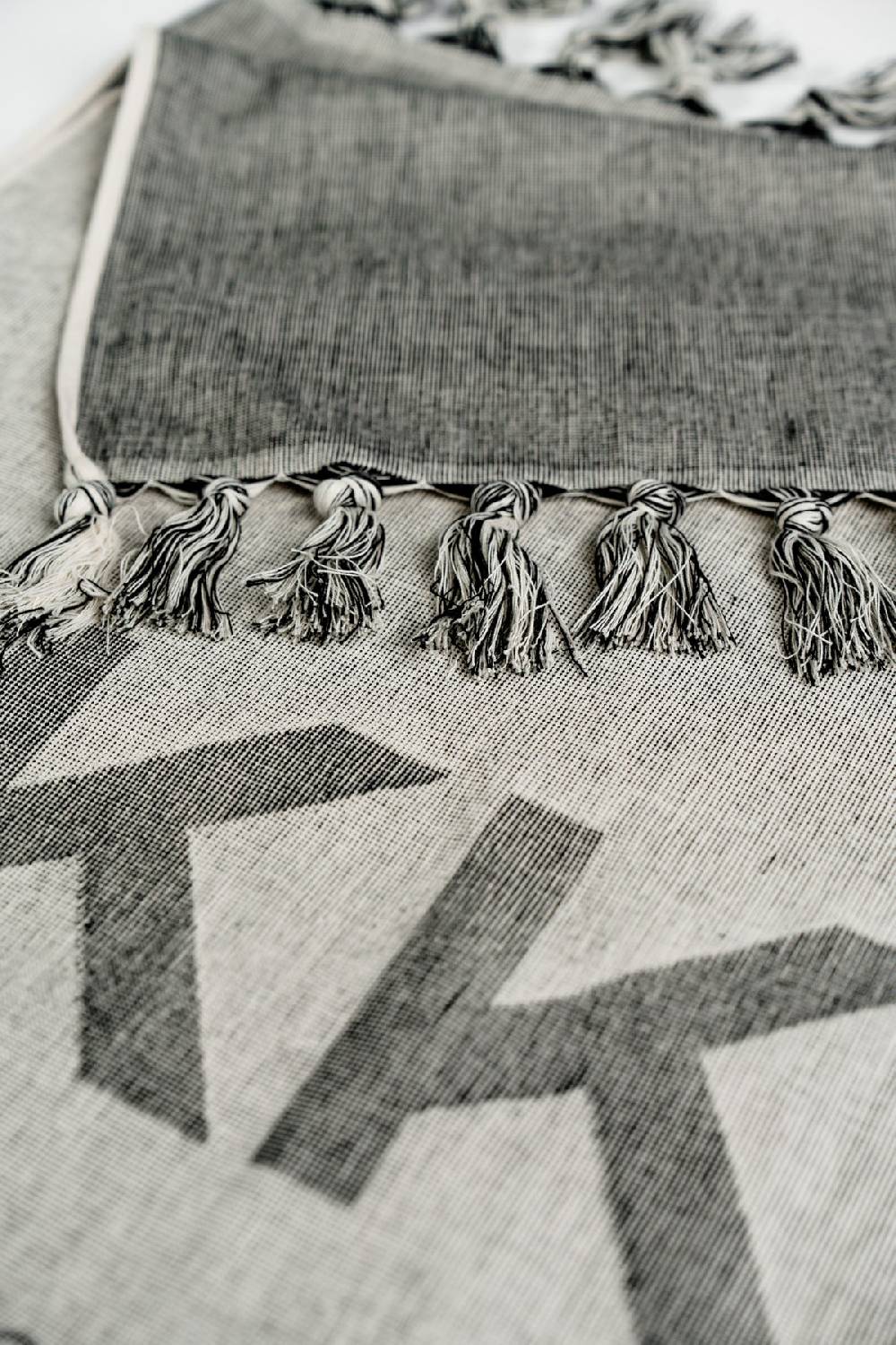 Karo Kauer Beach Towel Grey KKLBL Tiefpreis