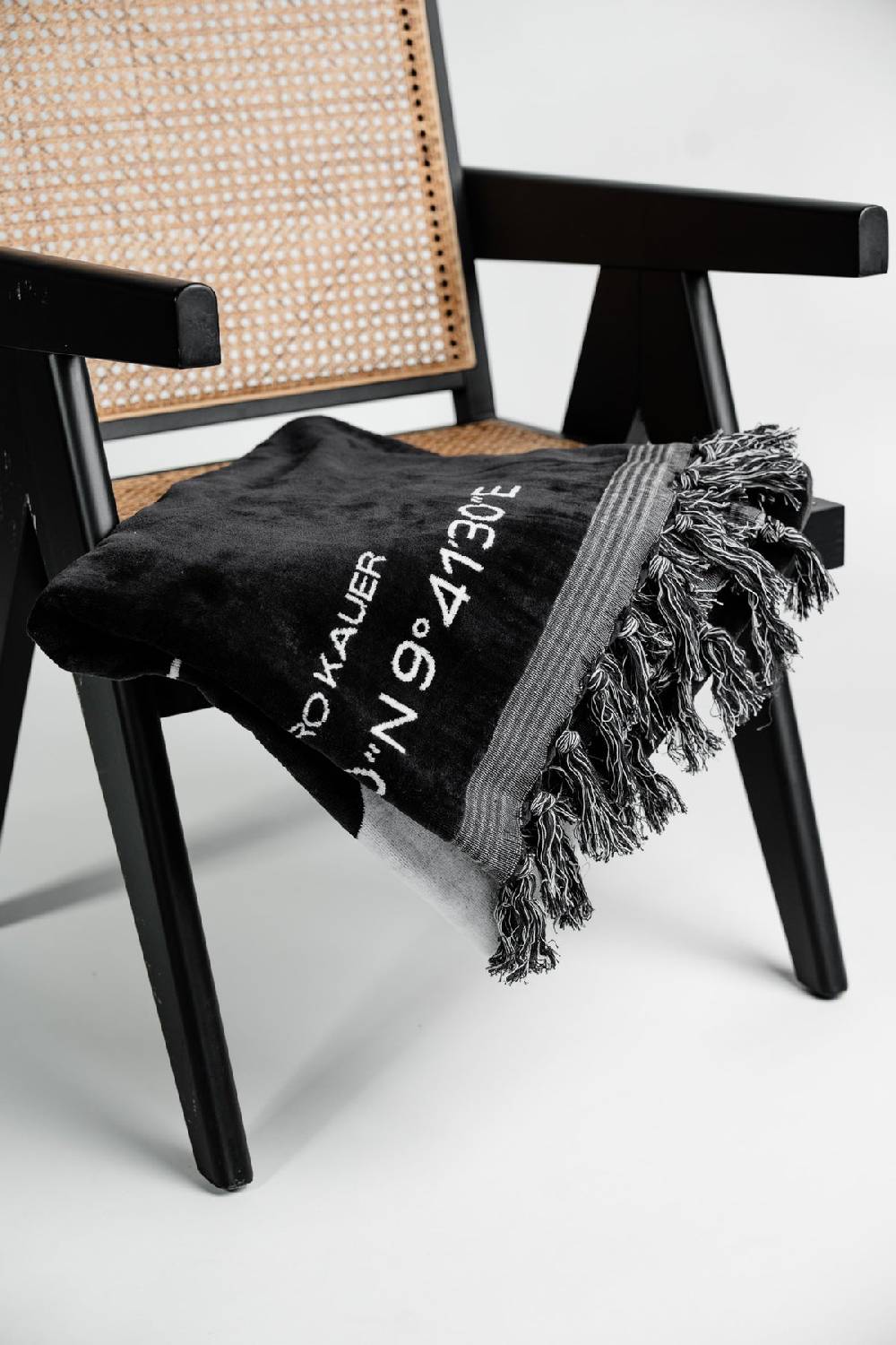 Karo Kauer Beach Towel Black Logo Super Sparpreis