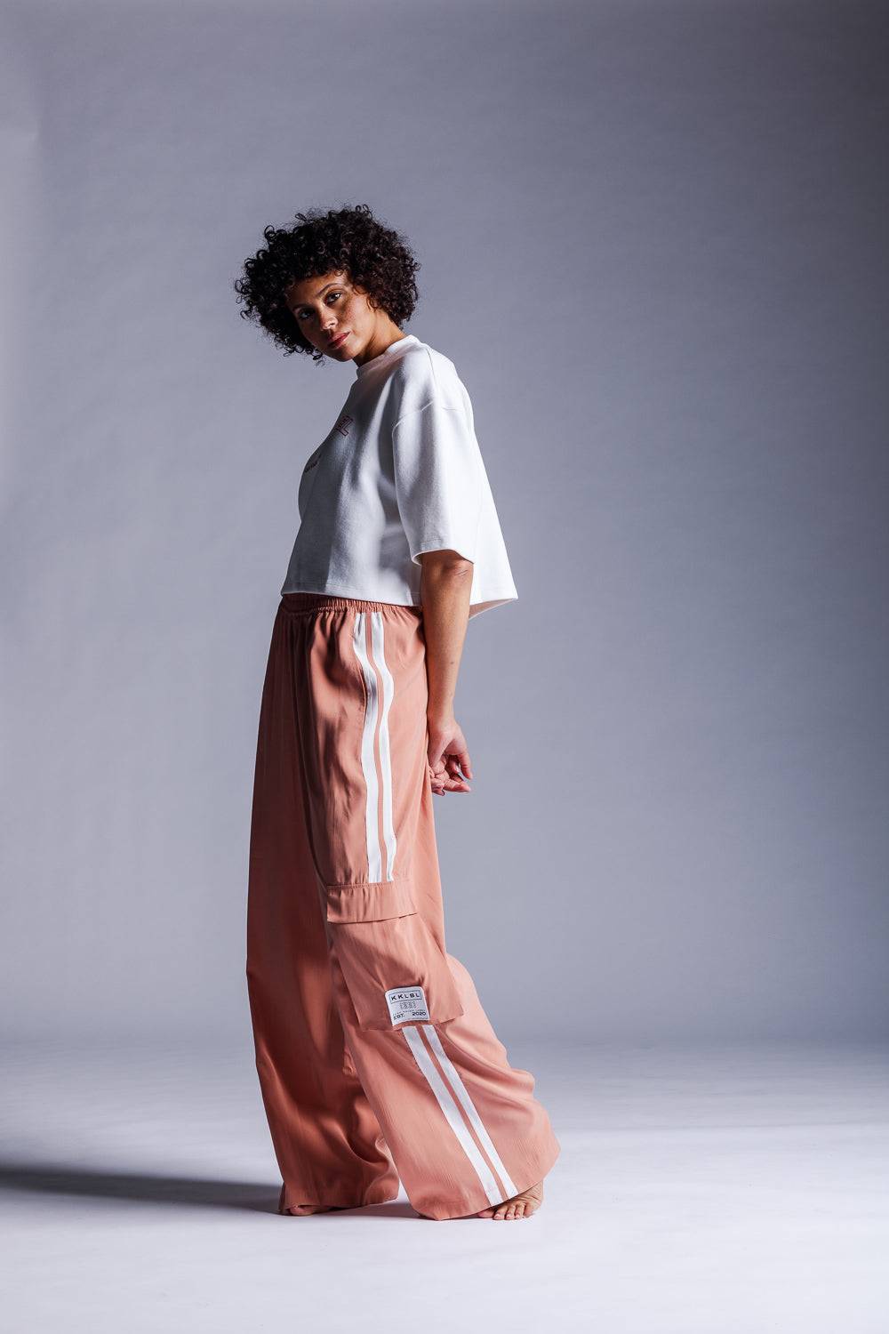 Karo Kauer Wide Leg Pants Rosewood Begrenzte Freigabe