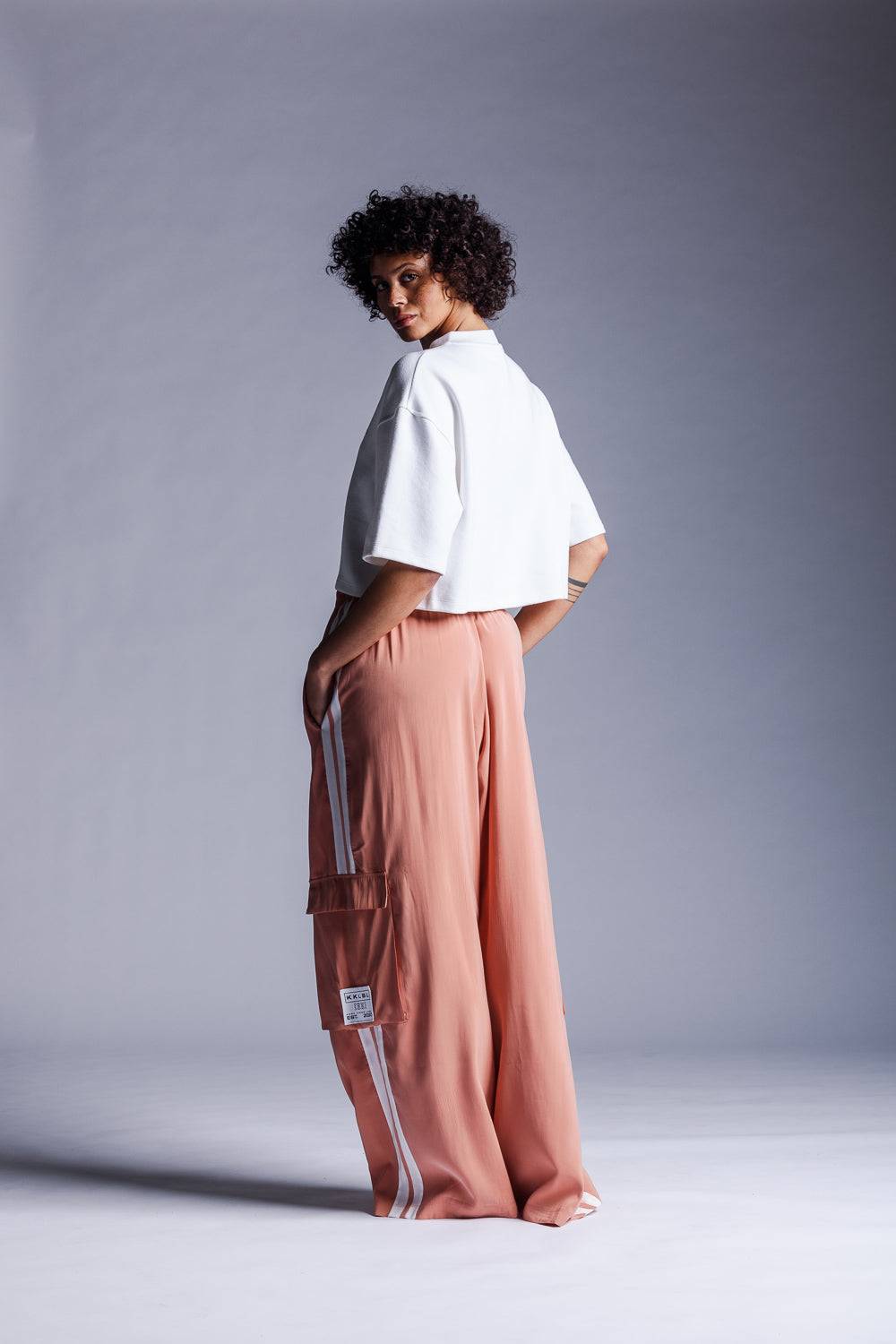 Karo Kauer Wide Leg Pants Rosewood Begrenzte Freigabe