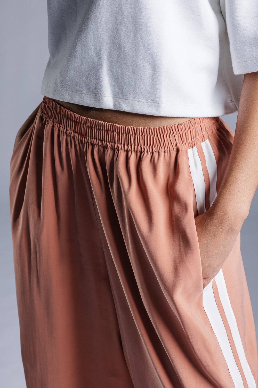 Karo Kauer Wide Leg Pants Rosewood Begrenzte Freigabe