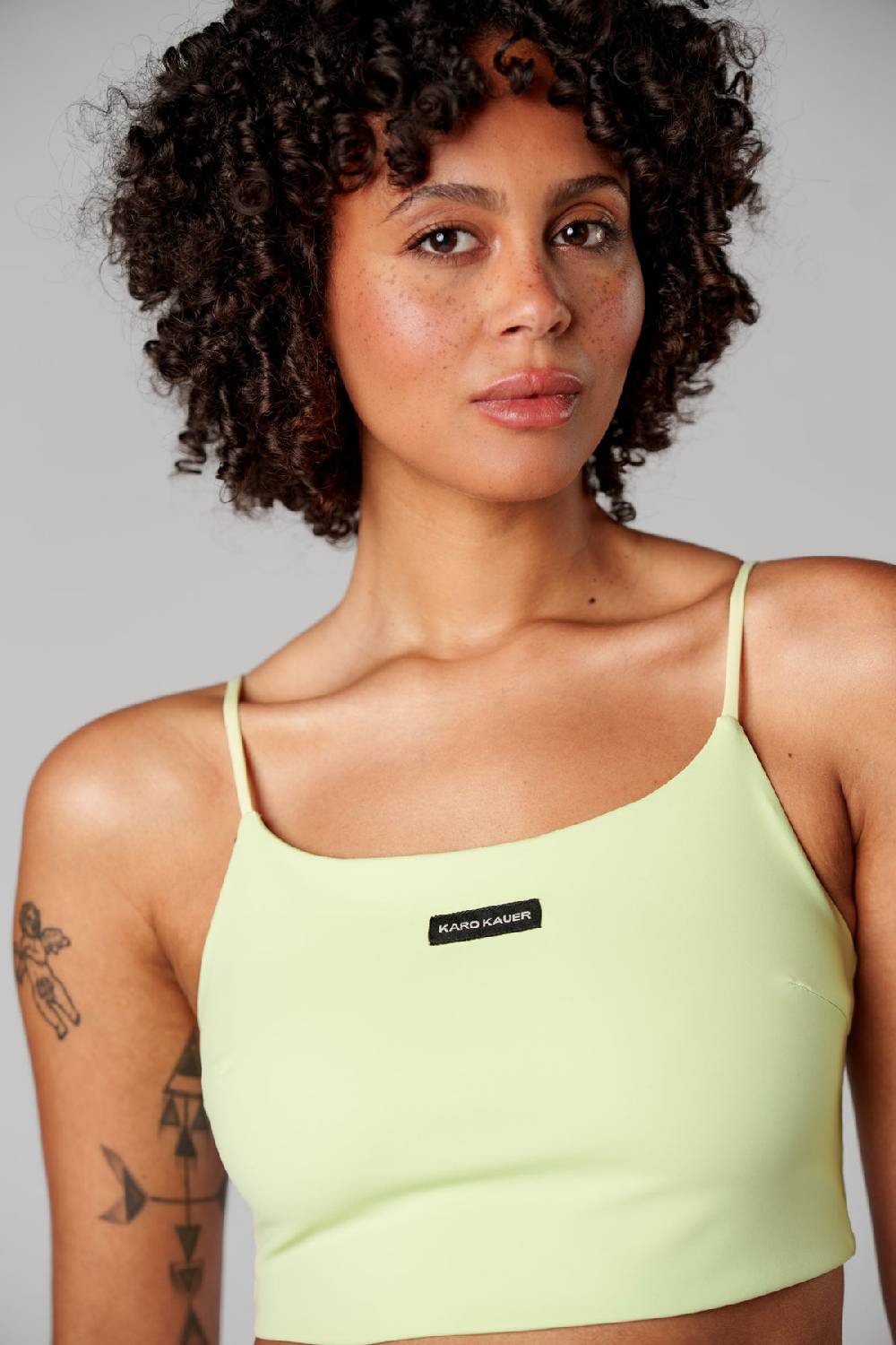 Karo Kauer Cropped Top Matcha Letzte 3 Tage