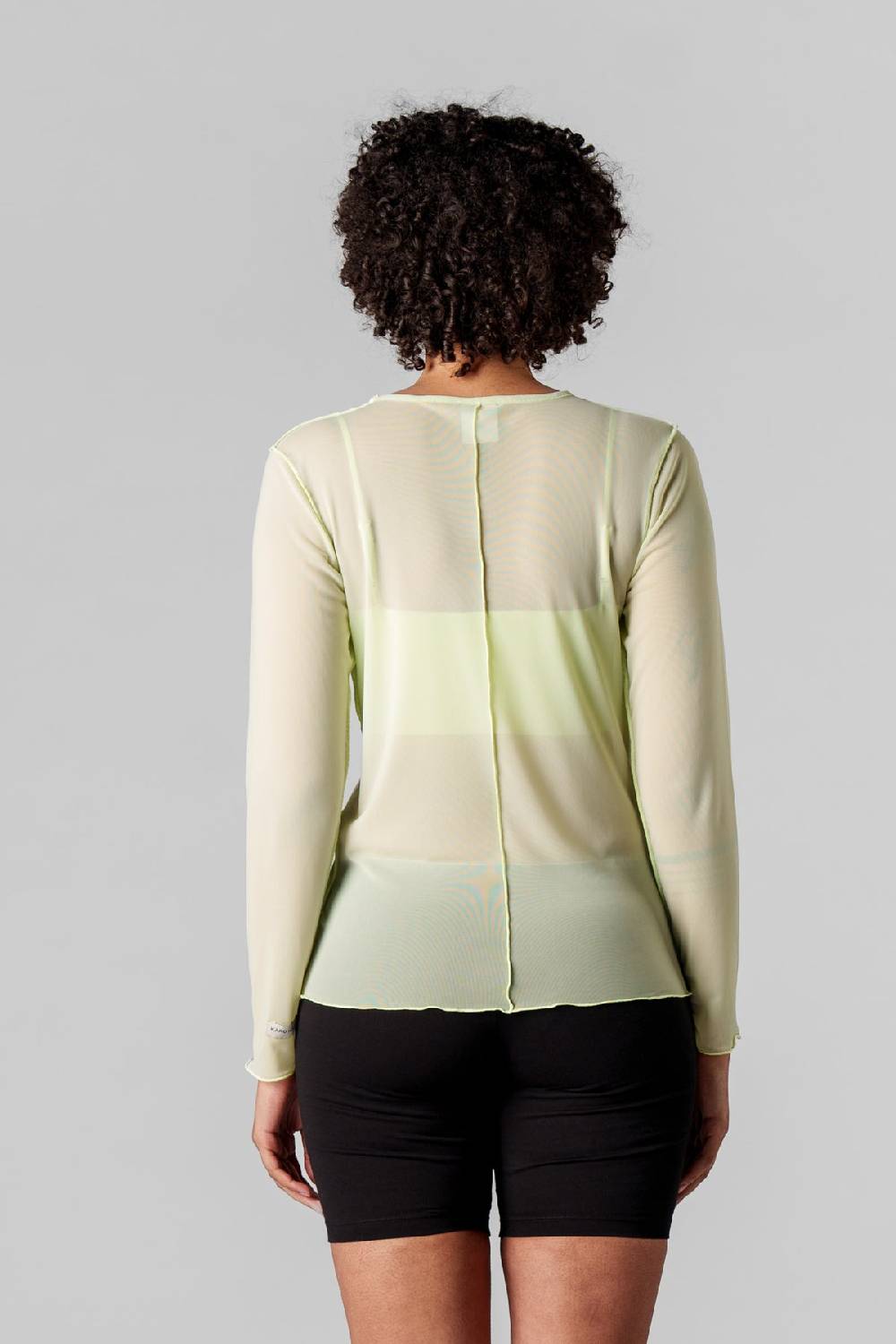 Karo Kauer Mesh Longsleeve Matcha Letzter Tag