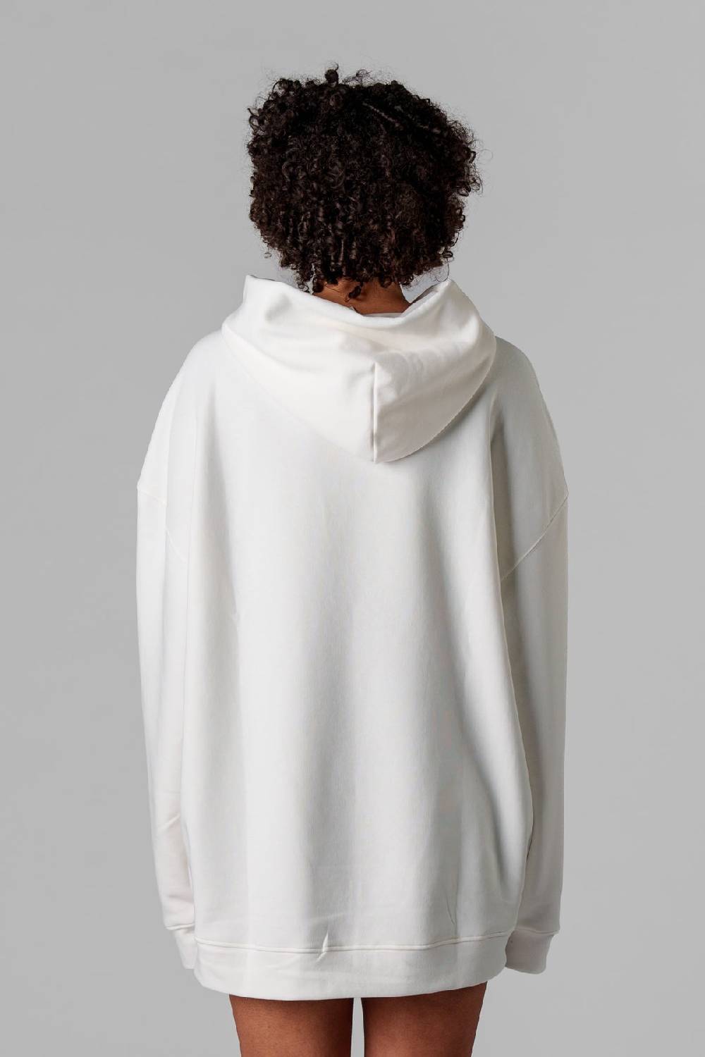 Karo Kauer Hoodie Dress Creme Zeitbegrenzte Promotion