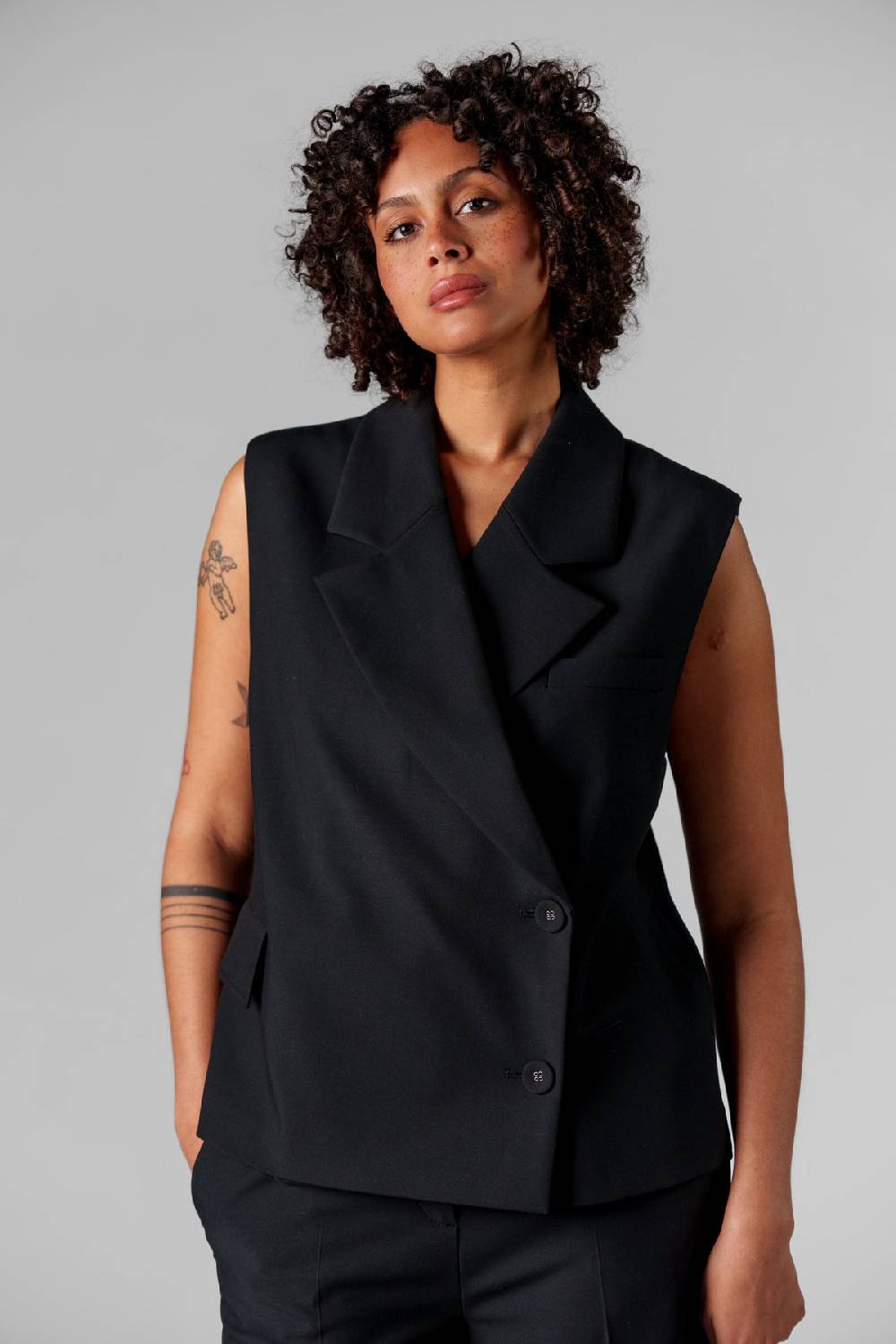 Karo Kauer Formal Vest Black Bis zu 60% Rabatt