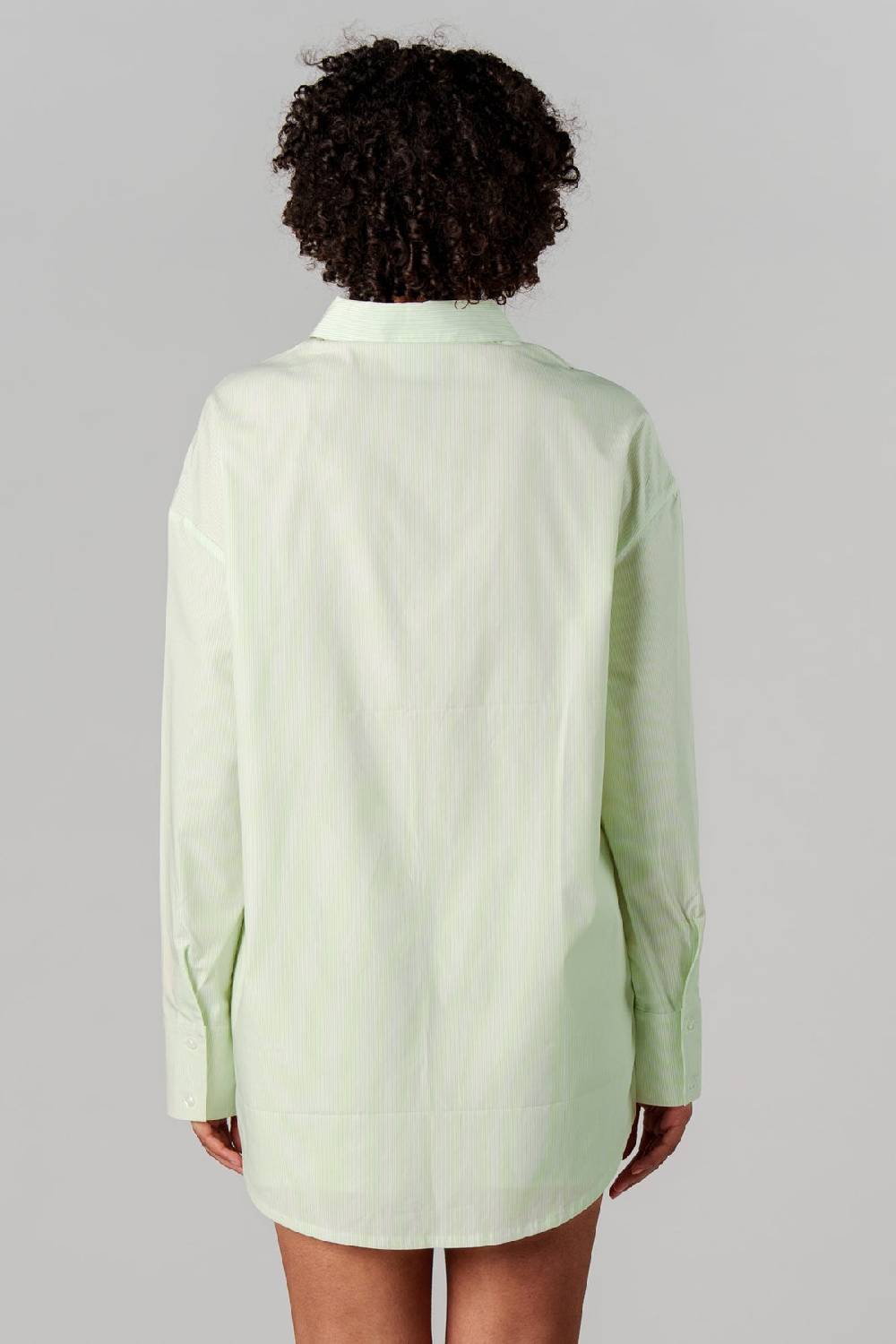Karo Kauer Woven Blouse Striped Matcha Nur für heute