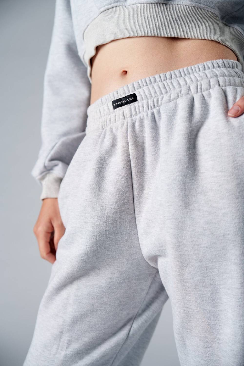 Karo Kauer Jogger Pants Melange Bis zu 55% Rabatt