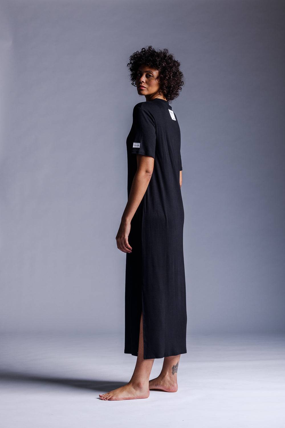 Karo Kauer Jersey Rib Dress Shortsleeve Begrenzt auf 3 Tage