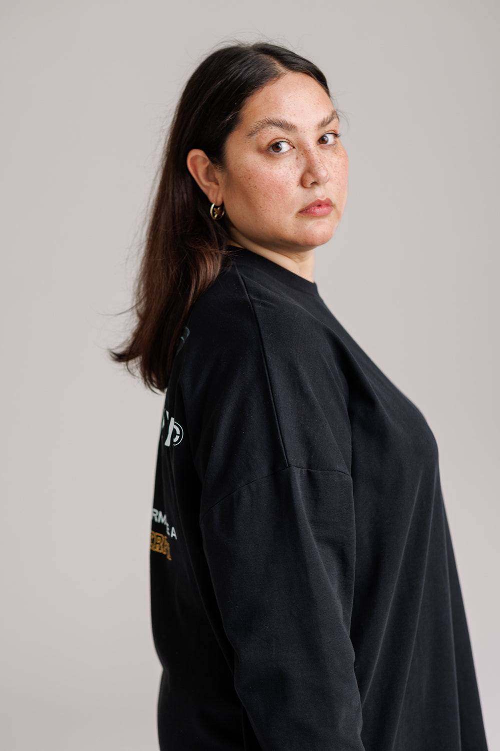 Karo Kauer Shirtdress Butterfly Black Im Verkauf