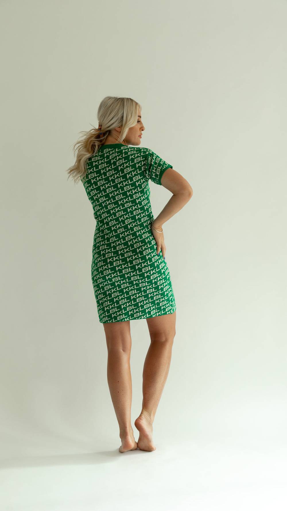 Karo Kauer Knit Dress KKLBL Green 50% Rabatt für begrenzte Zeit