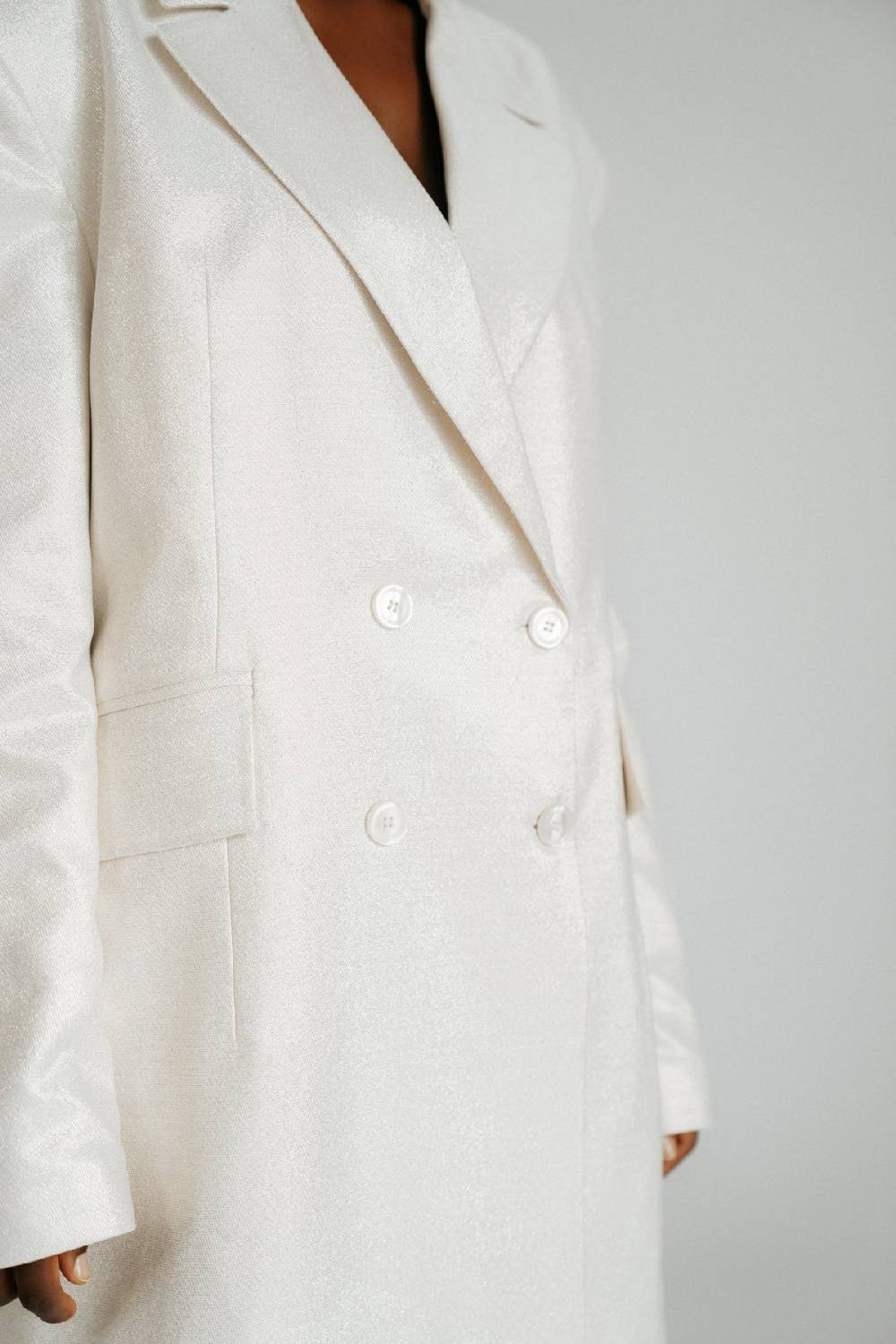 Karo Kauer Glam Blazer Dress Champagner Online