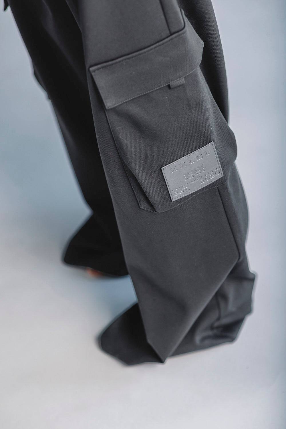 Karo Kauer Wide Leg Pants Dark Grey Auslauf