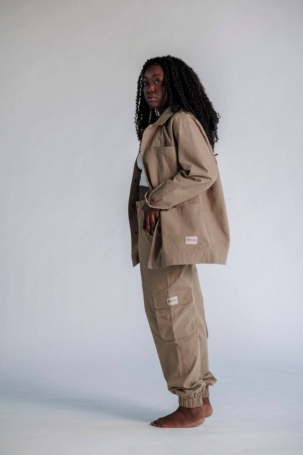 Karo Kauer Cargo Jacket Mocca Verkauf