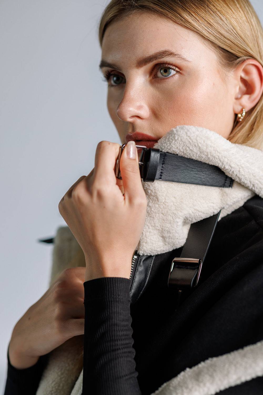Karo Kauer Double Faced Vest Black Hotsell