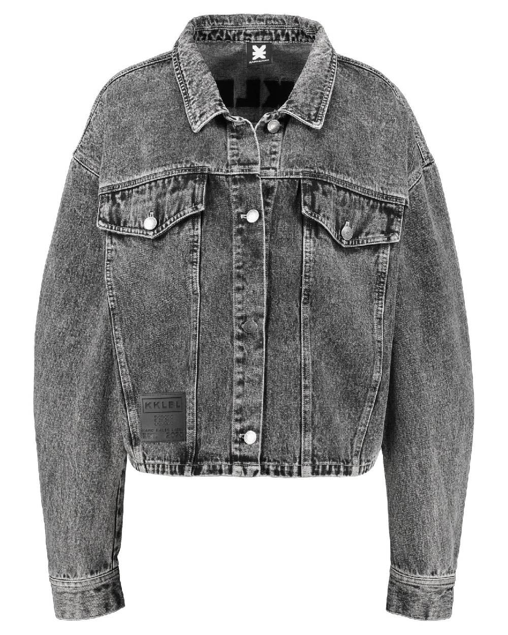 Karo Kauer Denim Jacket Black im Angebot