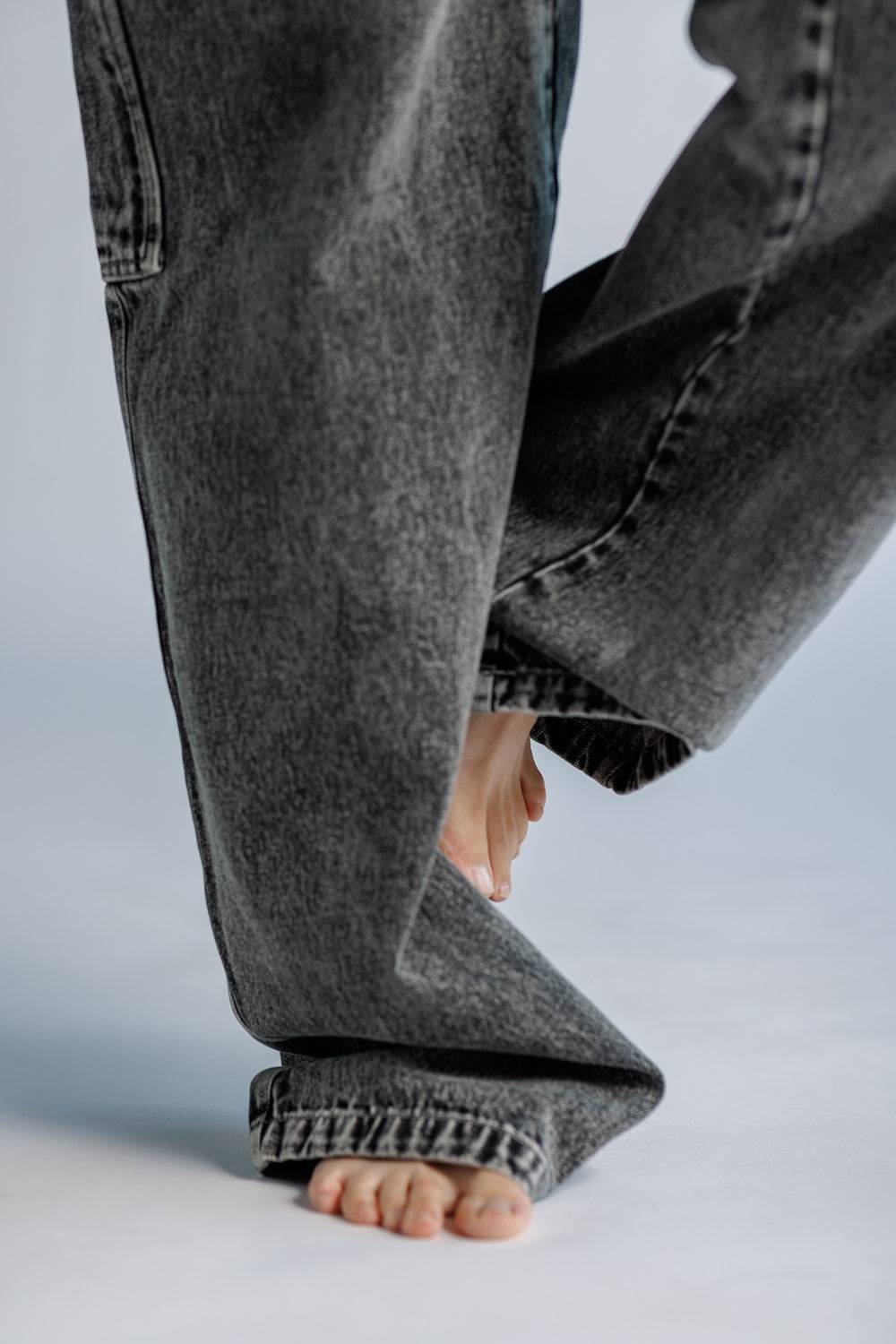 Karo Kauer Denim Pants Black Meist gekauft