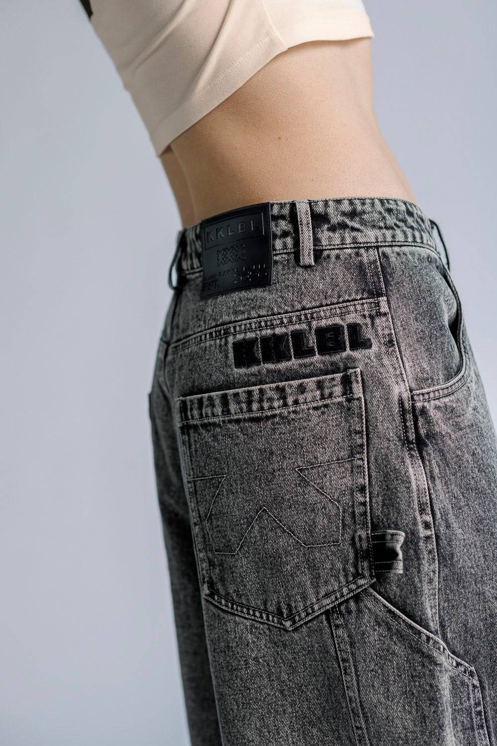 Karo Kauer Denim Pants Black Meist gekauft