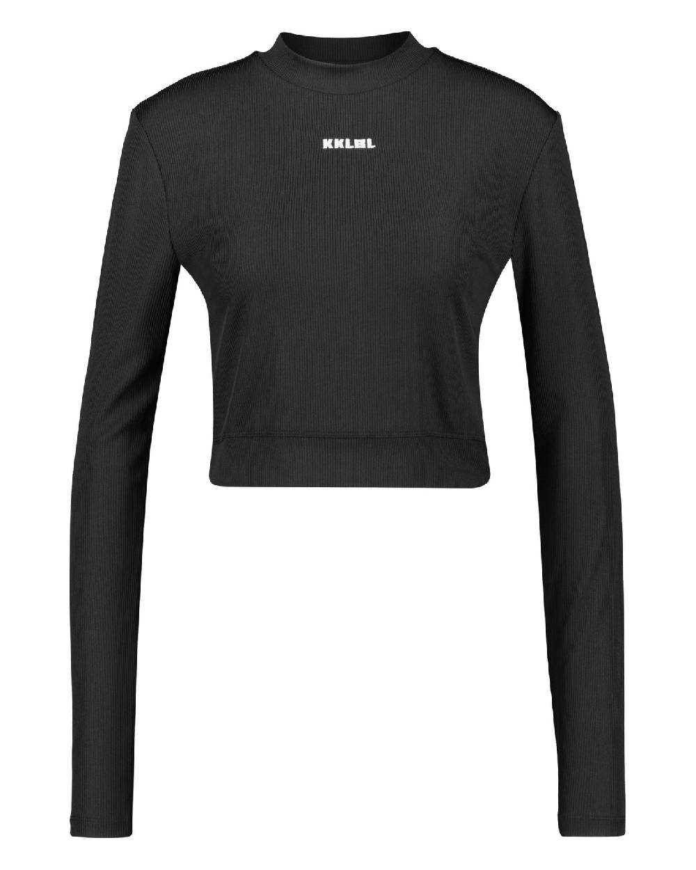 Karo Kauer Cropped Shirt Black Limitierter Zeitrabatt