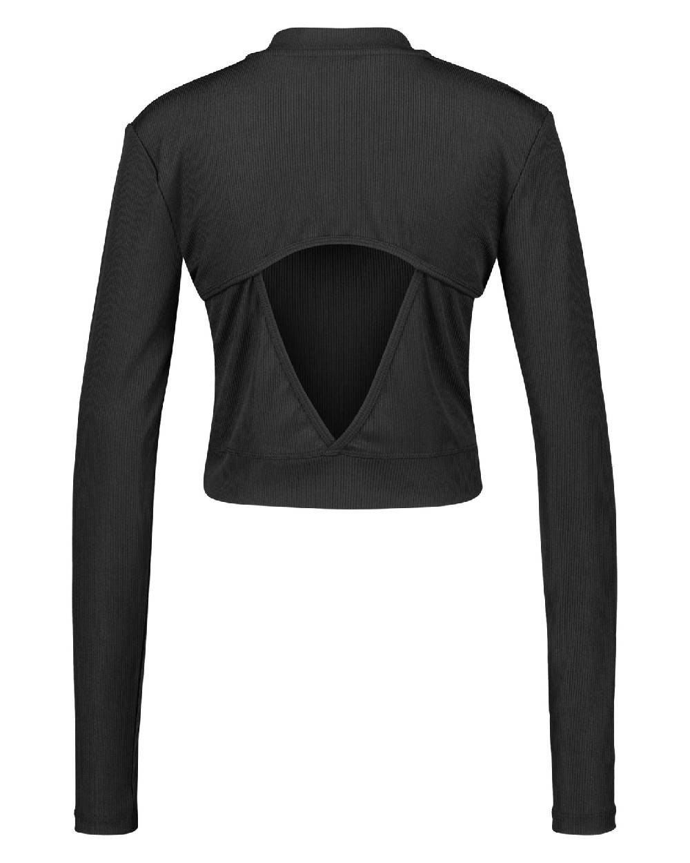 Karo Kauer Cropped Shirt Black Limitierter Zeitrabatt