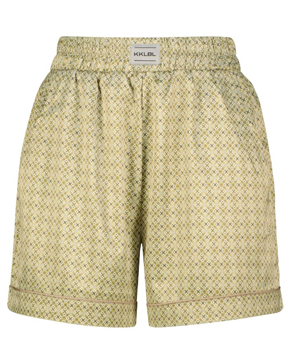 Karo Kauer Retro Shorts Khaki Versandkostenfrei