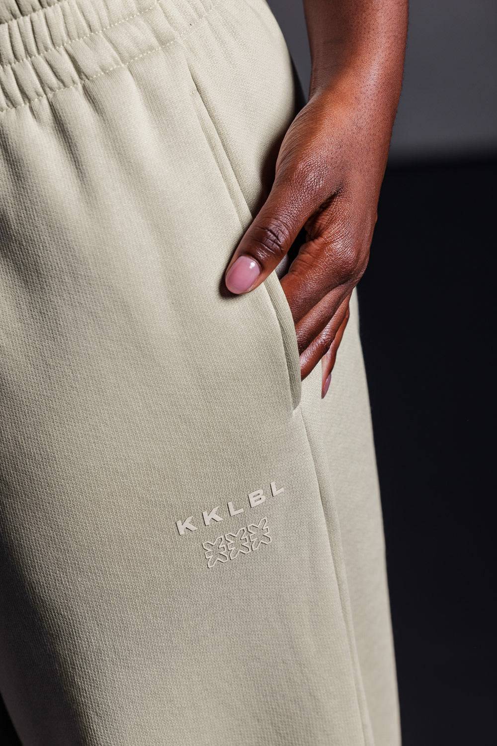 Karo Kauer Jogger Pants Faded Green Großer Ausverkauf