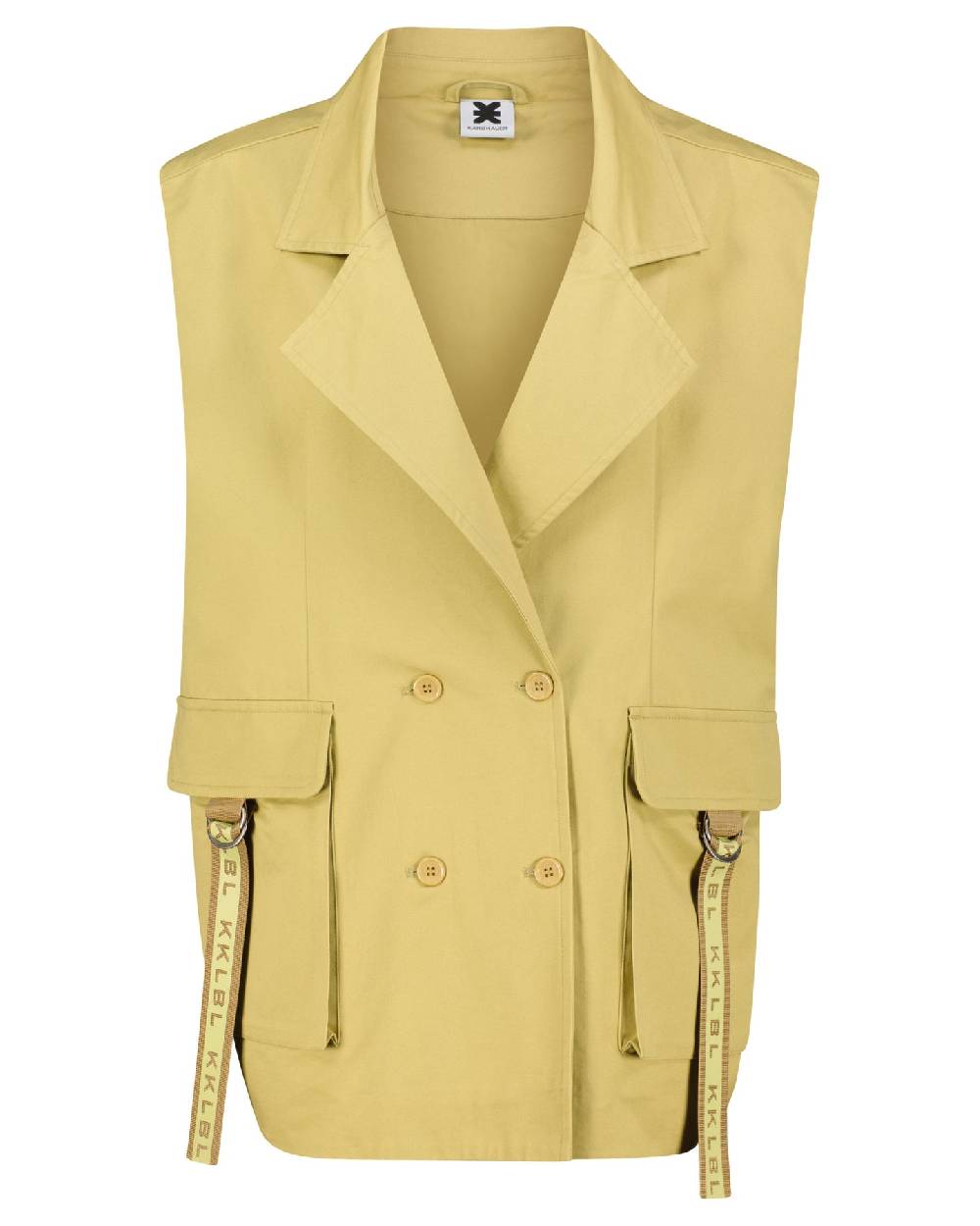 Karo Kauer Vest Khaki Flash Sale