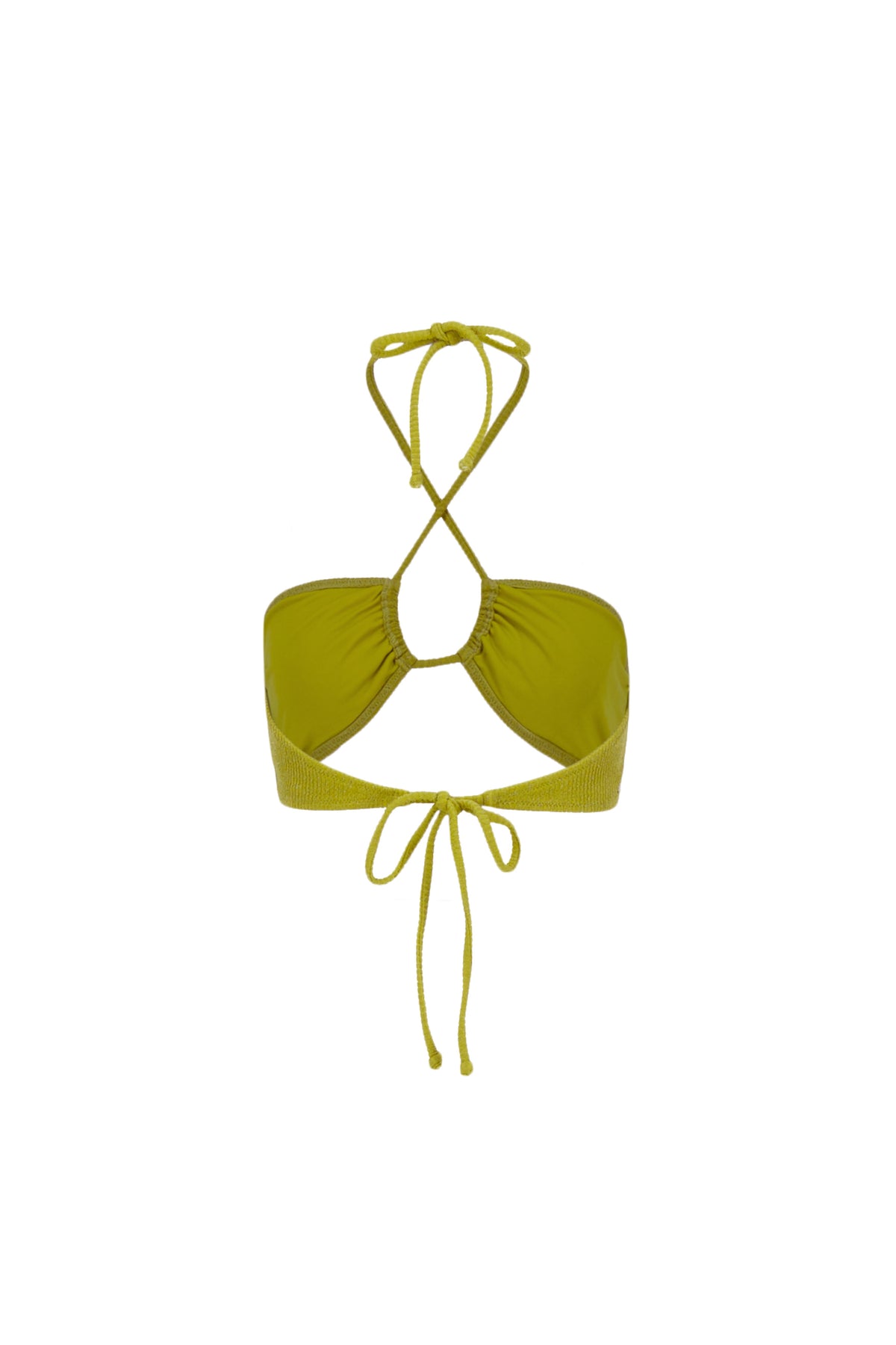 Karo Kauer Bikini Top Glitter Olive Kauf eins, bekomm eins gratis