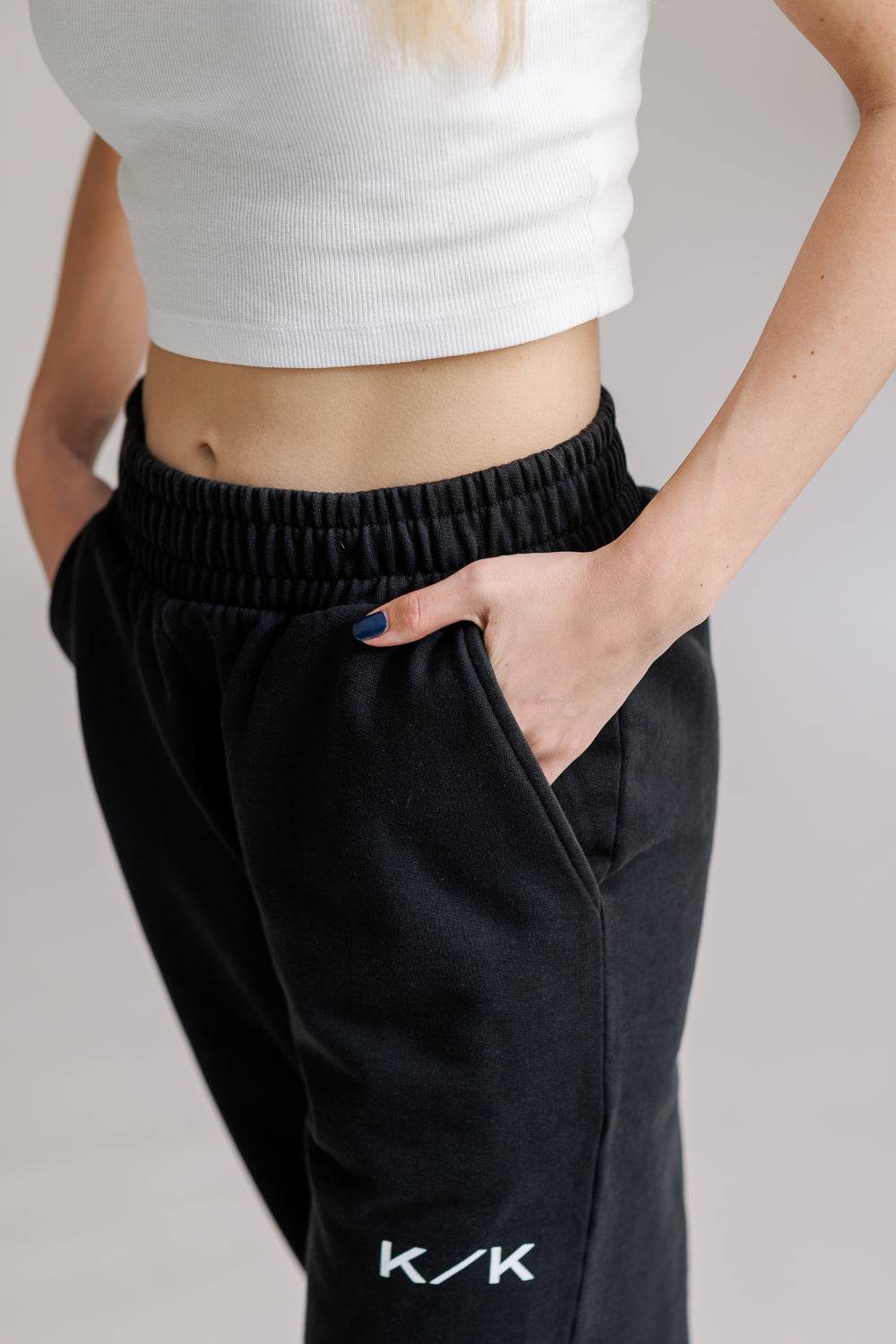 Karo Kauer Joggerpants Faded Black Super Rabatt