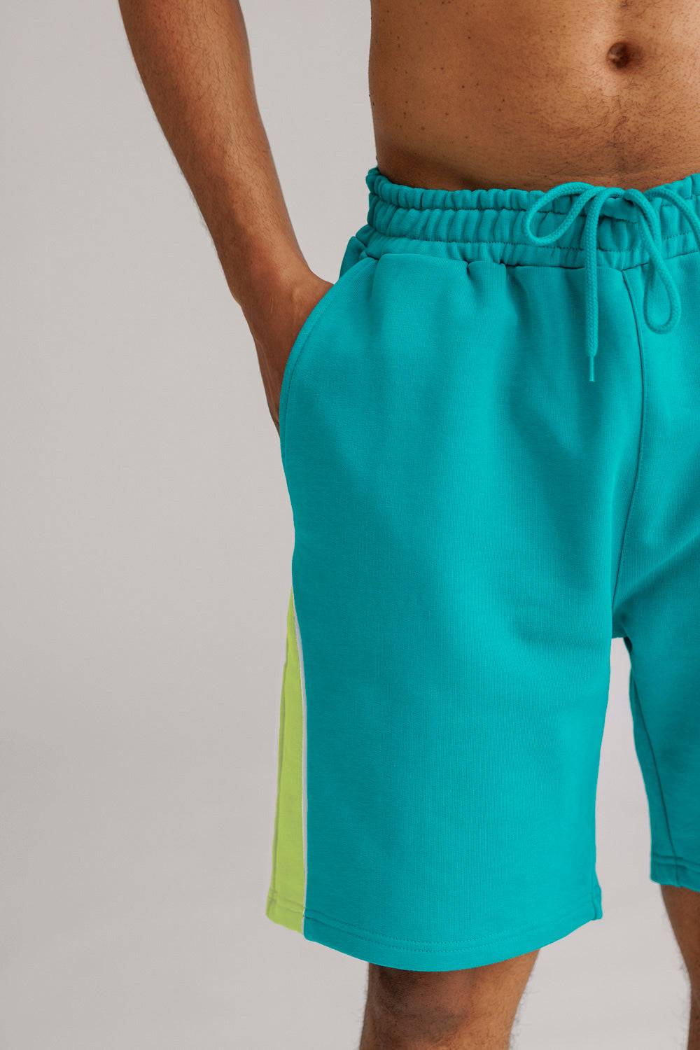 Karo Kauer Sweat Shorts Tile Blue Riesige Rabatte