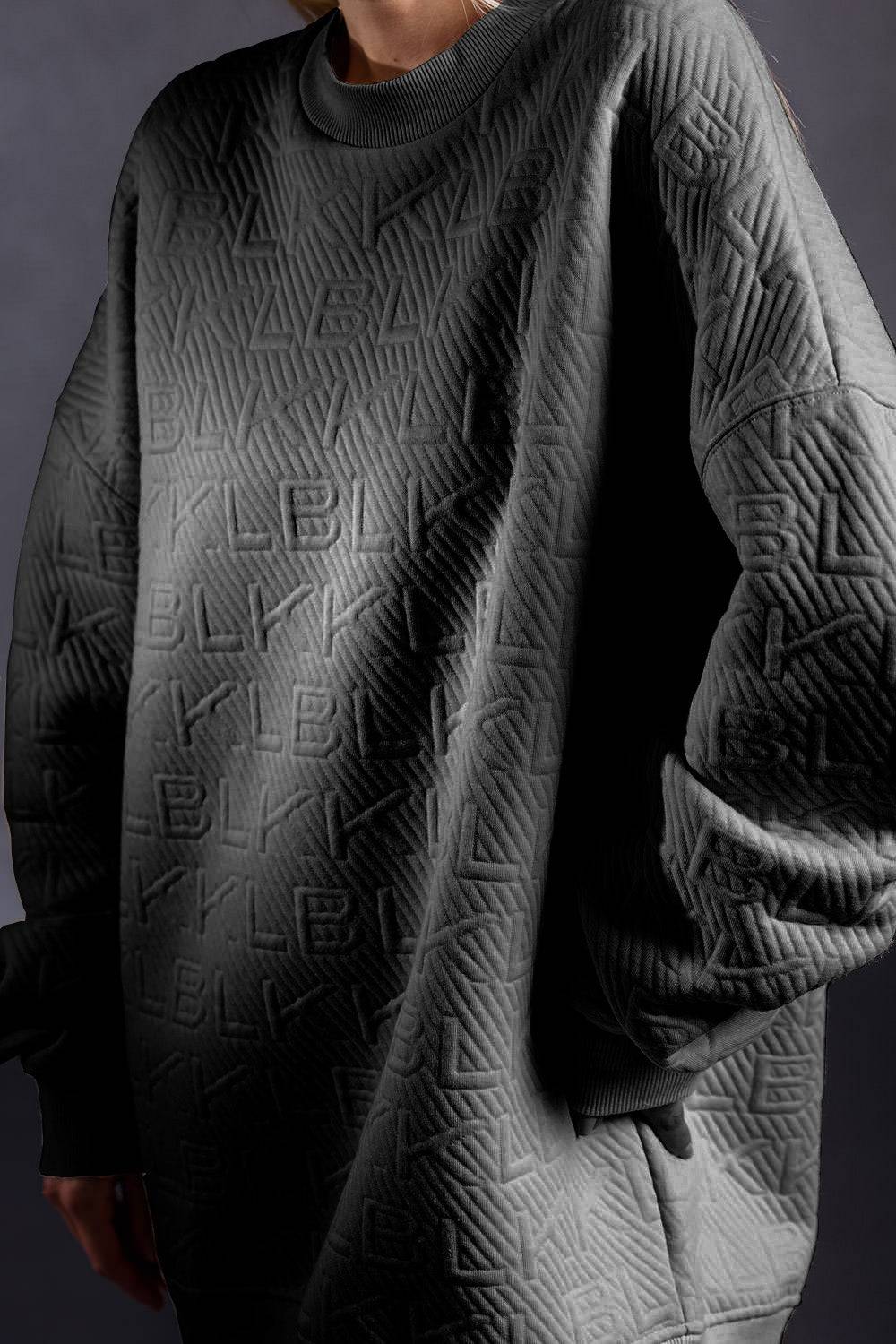 Karo Kauer Sweater KKLBL Charcoal Online
