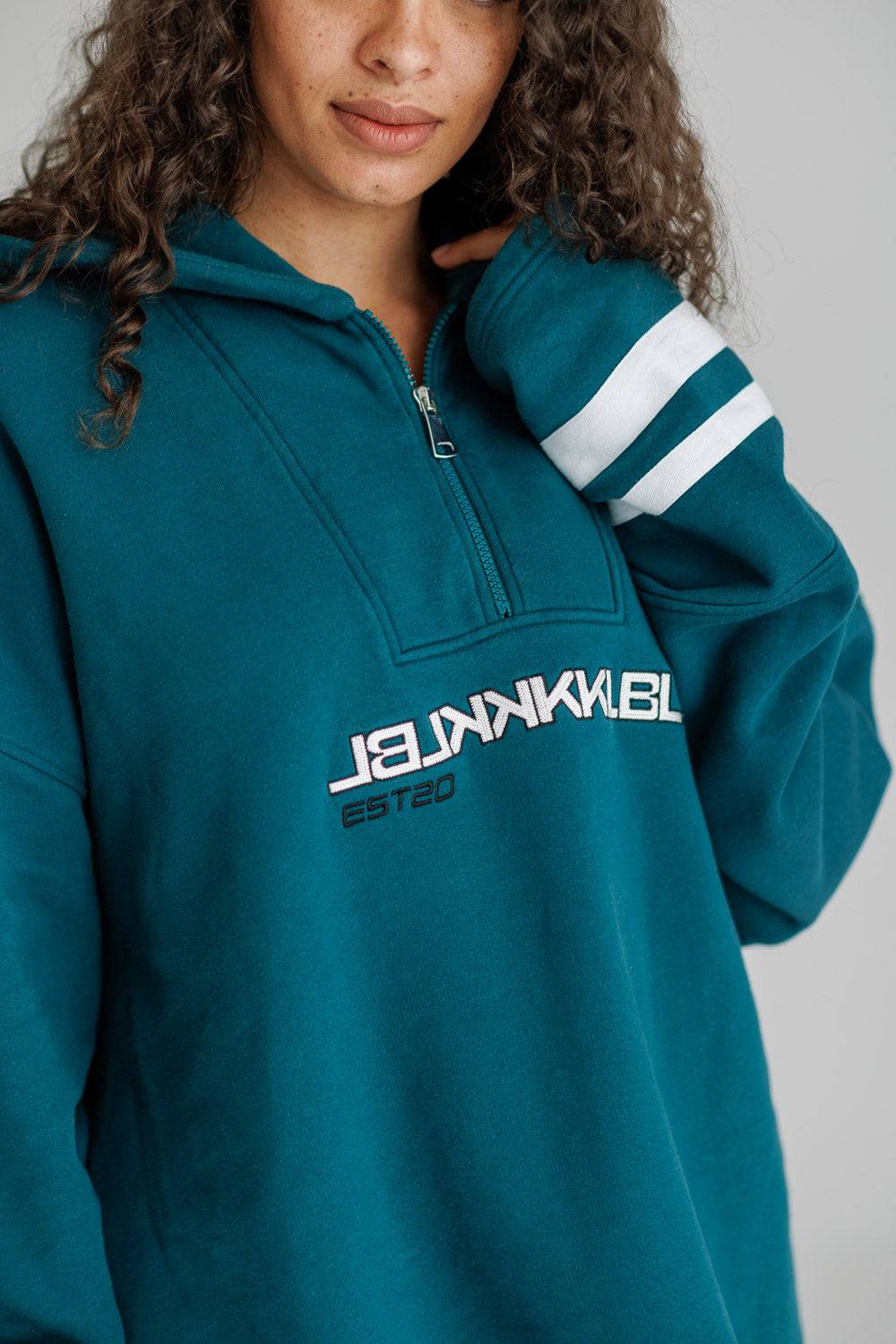 Karo Kauer Zipped Sweater Green Hotsell