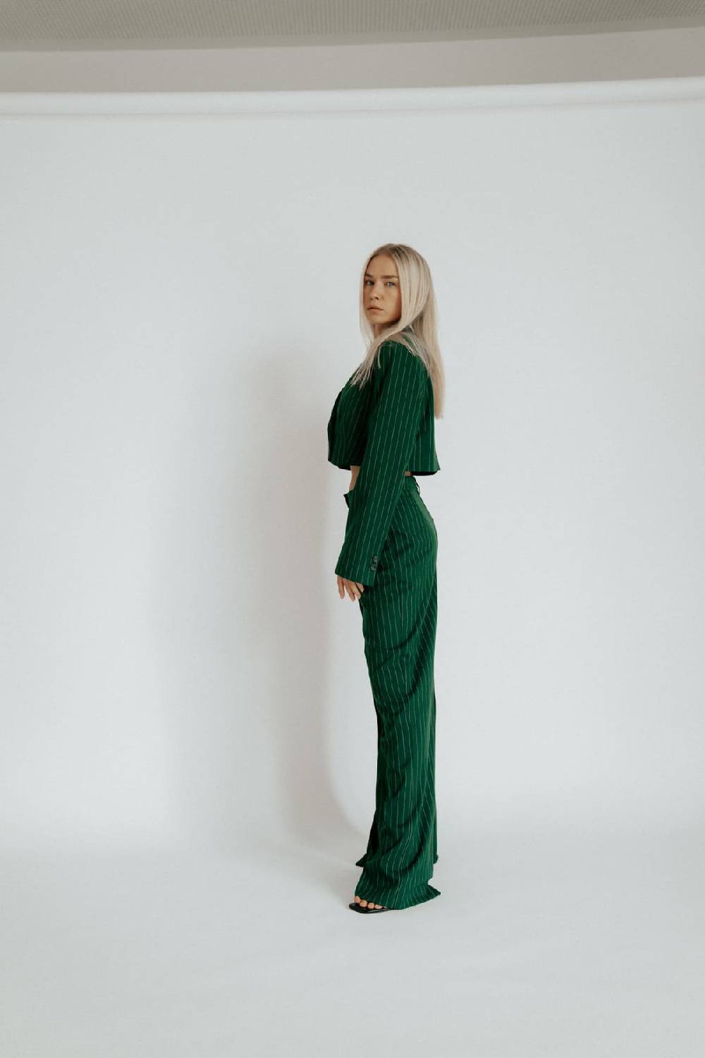 Karo Kauer Blazer Short Sapphire Green Kostenloser Versand