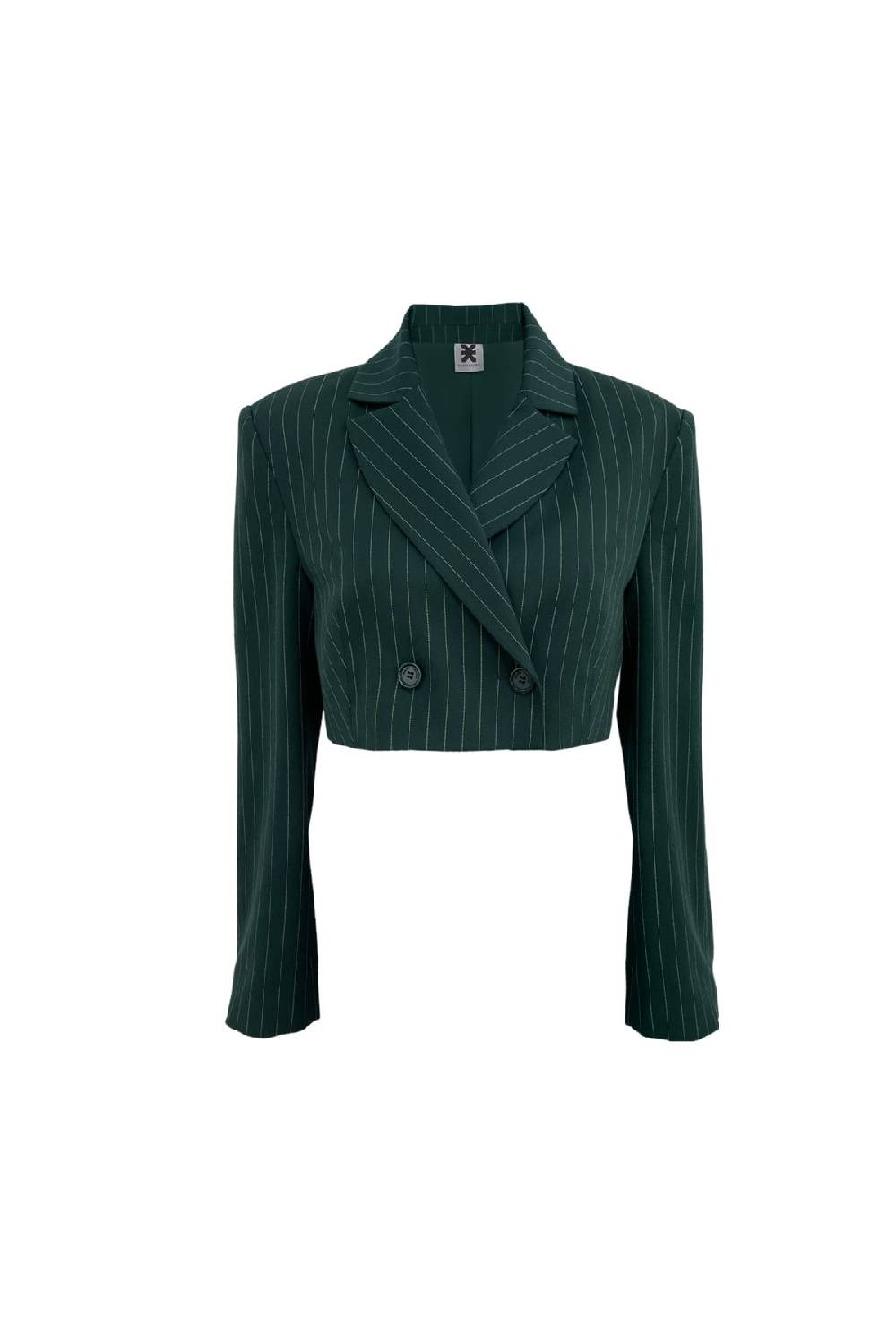 Karo Kauer Blazer Short Sapphire Green Kostenloser Versand