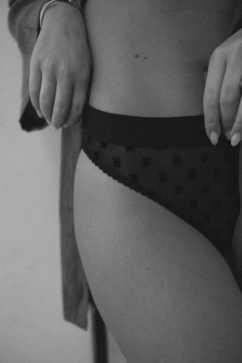 Karo Kauer Mesh Panty Black Saisonschlussverkauf