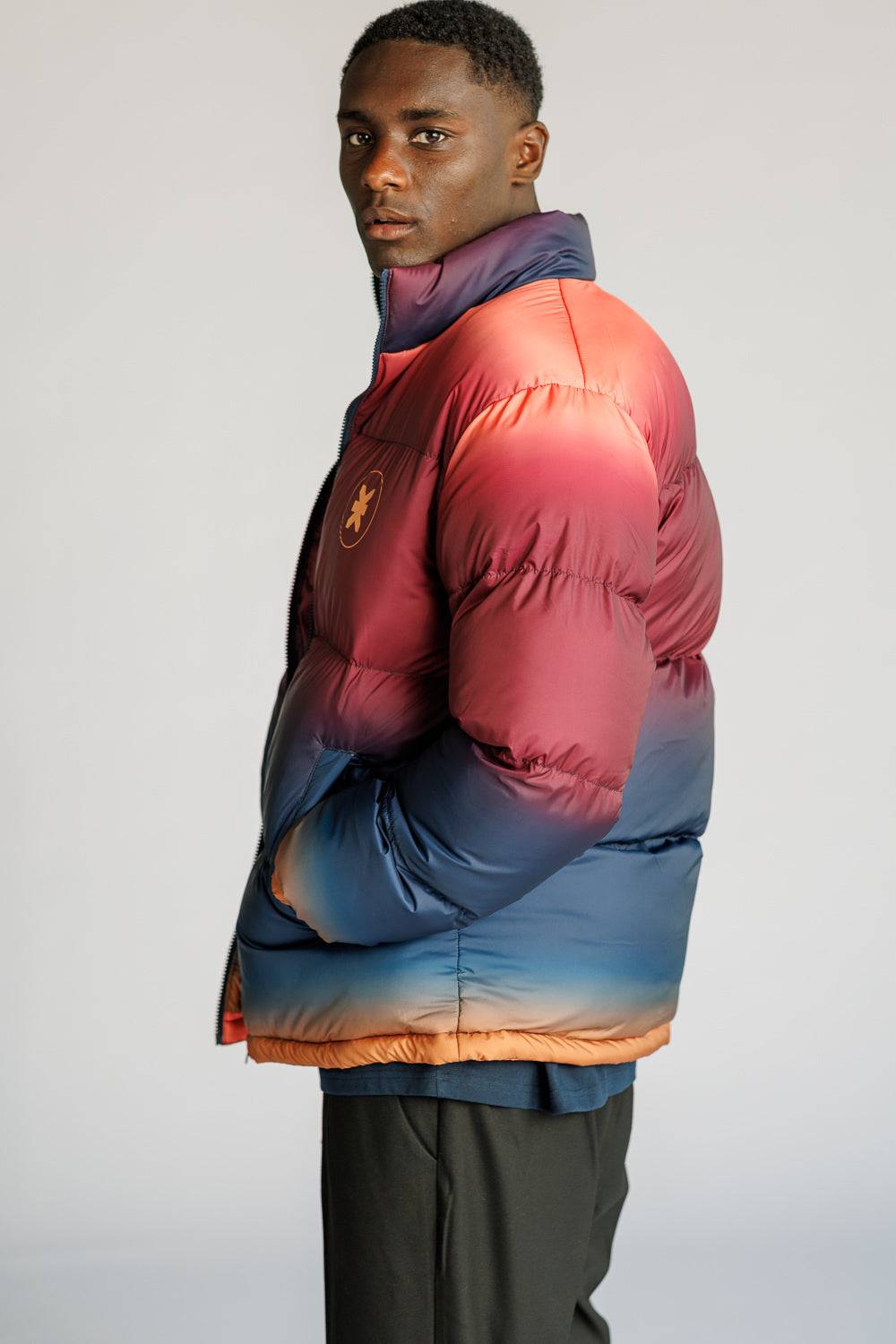 Karo Kauer Puffer Jacket Multicolour Blitzangebot