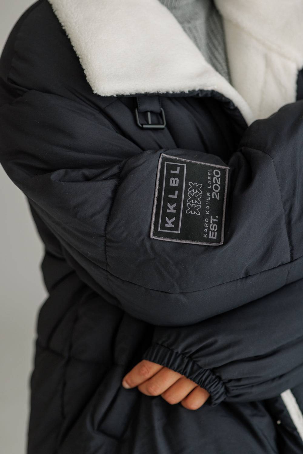 Karo Kauer Puffer Jacket Black Neuheiten