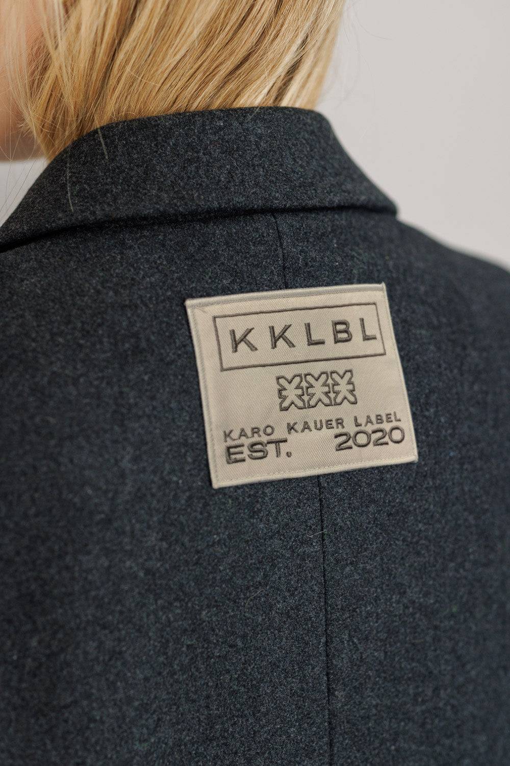Karo Kauer Coat Oversize Grey Bestseller