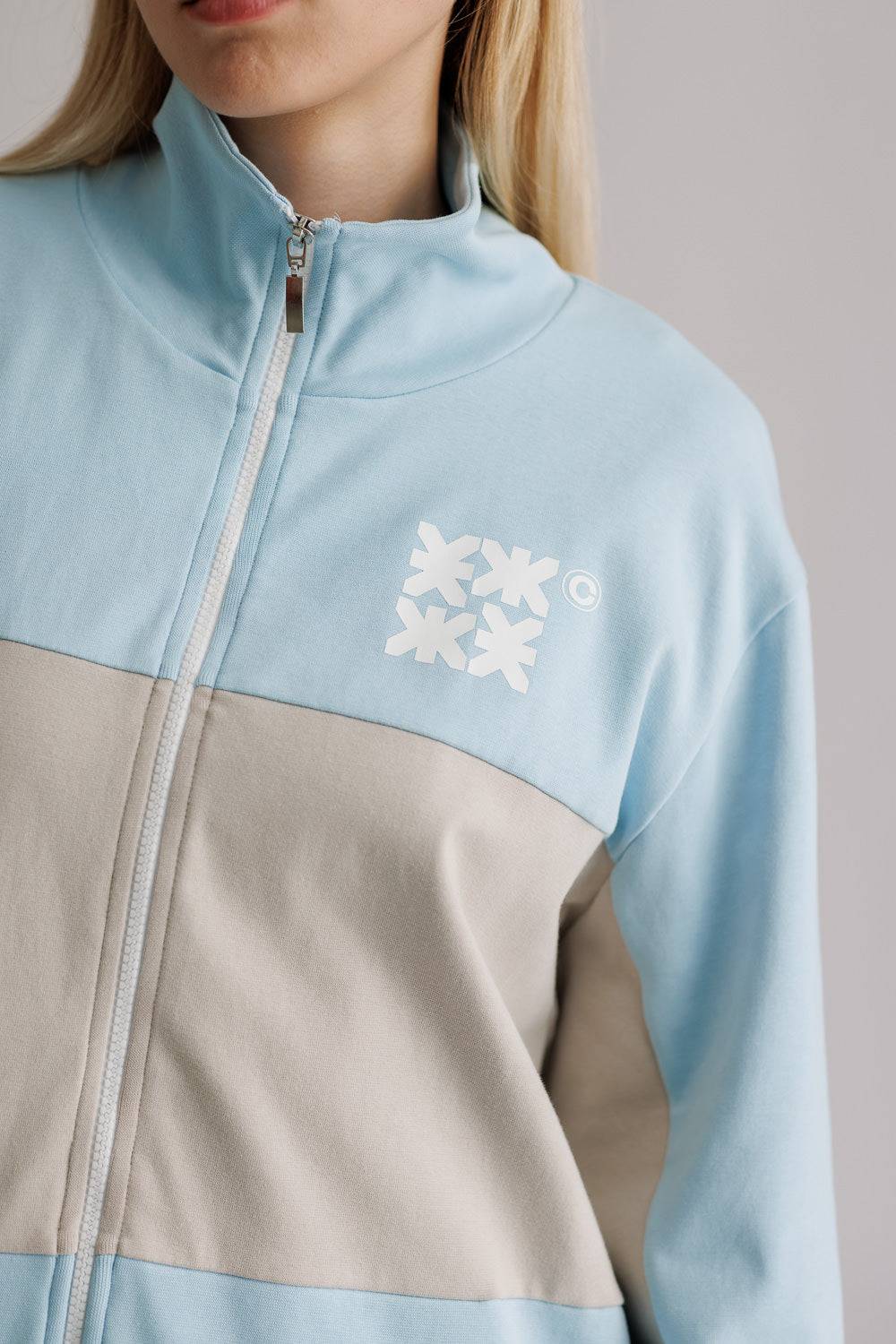 Karo Kauer Tracksuit Jersey Jacket Light Blue Kauf eins, bekomm eins gratis