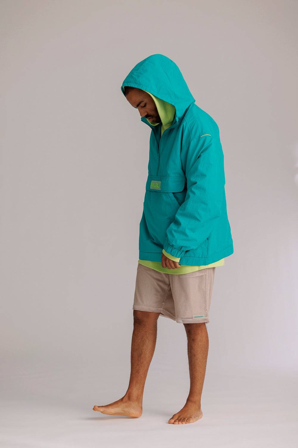 Karo Kauer Windbreaker Tile Blue Riesige Ersparnisse